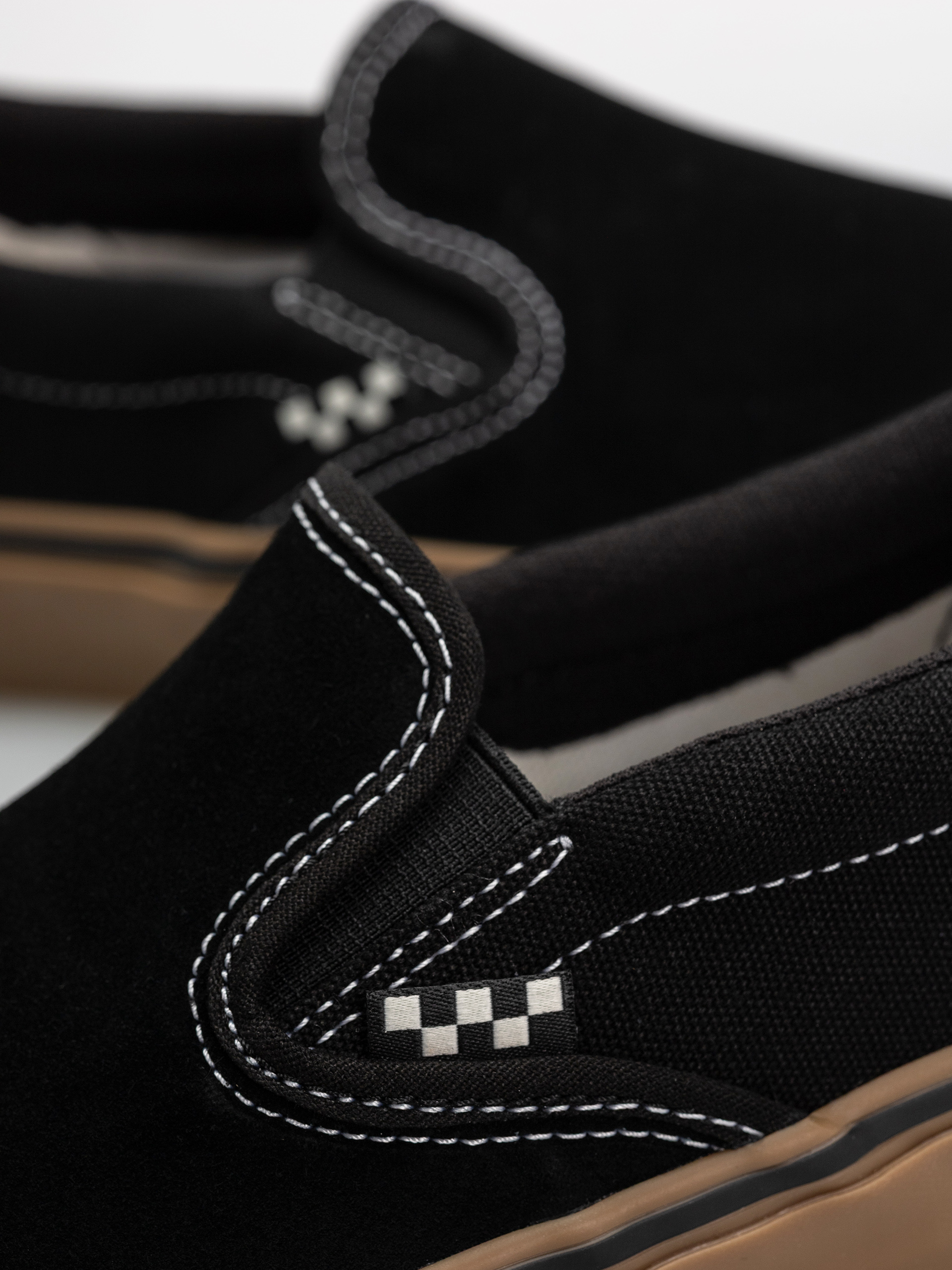 Pantofi Vans Skate Slip On (black/gum/white)