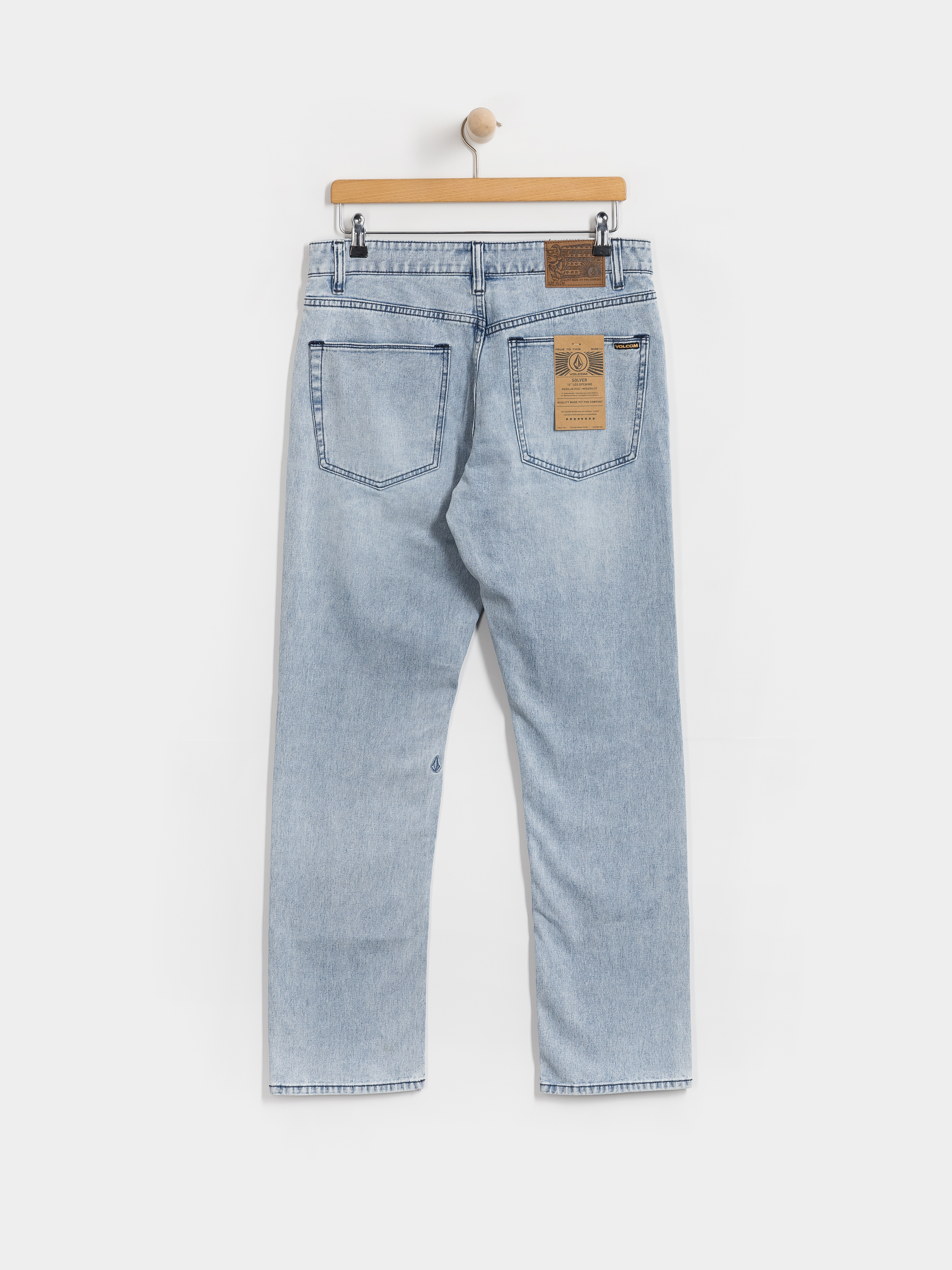Pantaloni Volcom Solver (worn light blue)