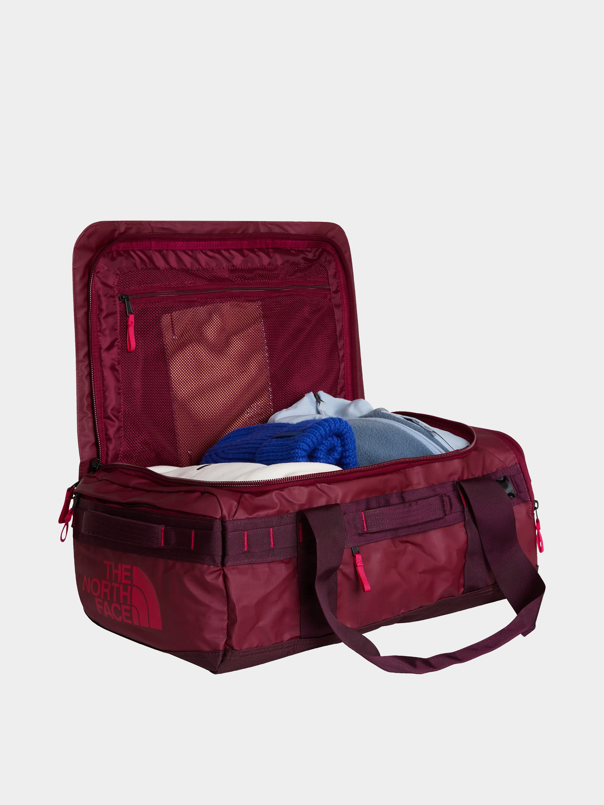 Geantă The North Face Base Camp Voyager Duffel 42L (burgundy crush/deep bur)