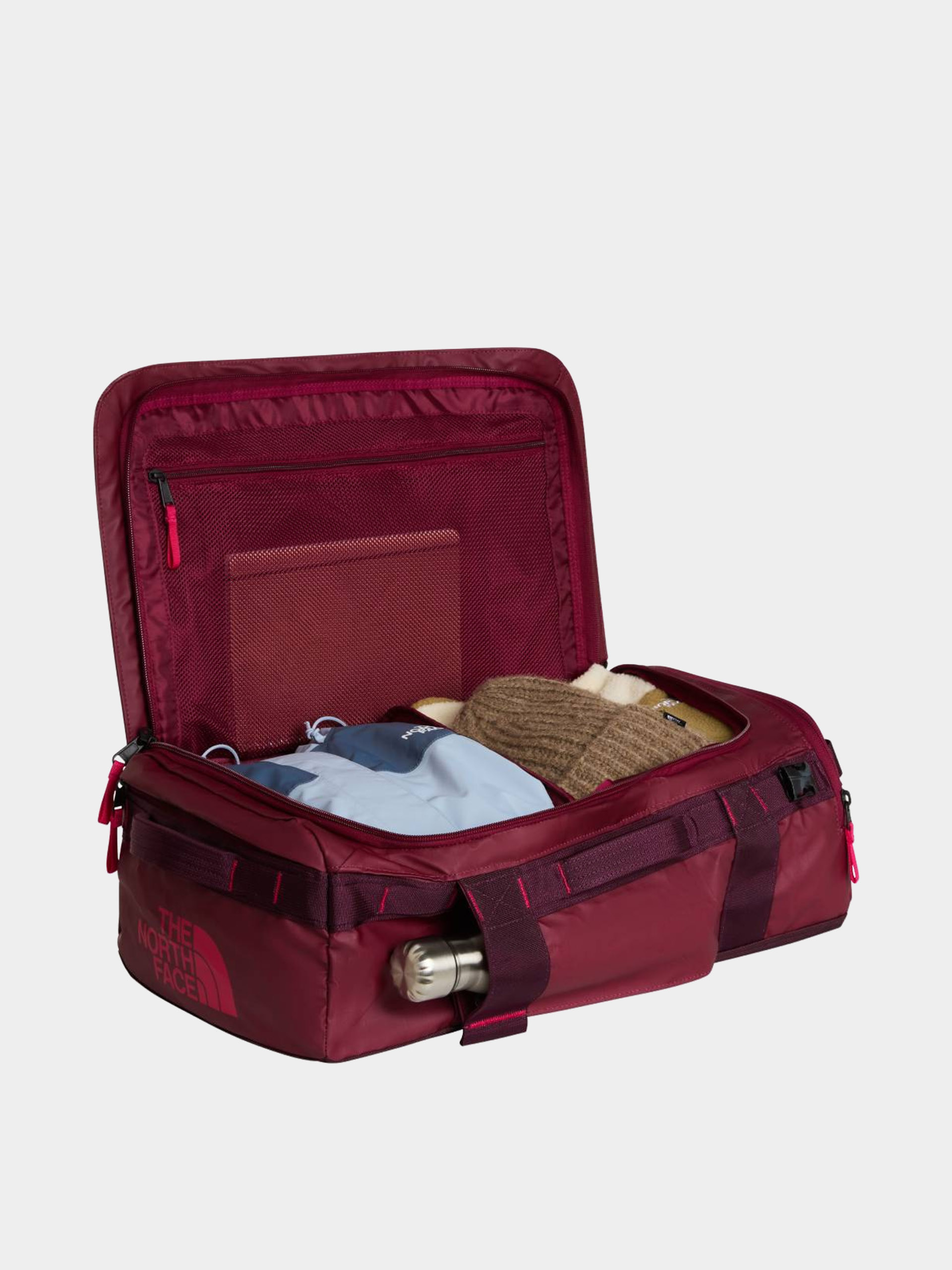 Geantă The North Face Base Camp Voyager Duffel 32L (burgundy crush/deep bur)