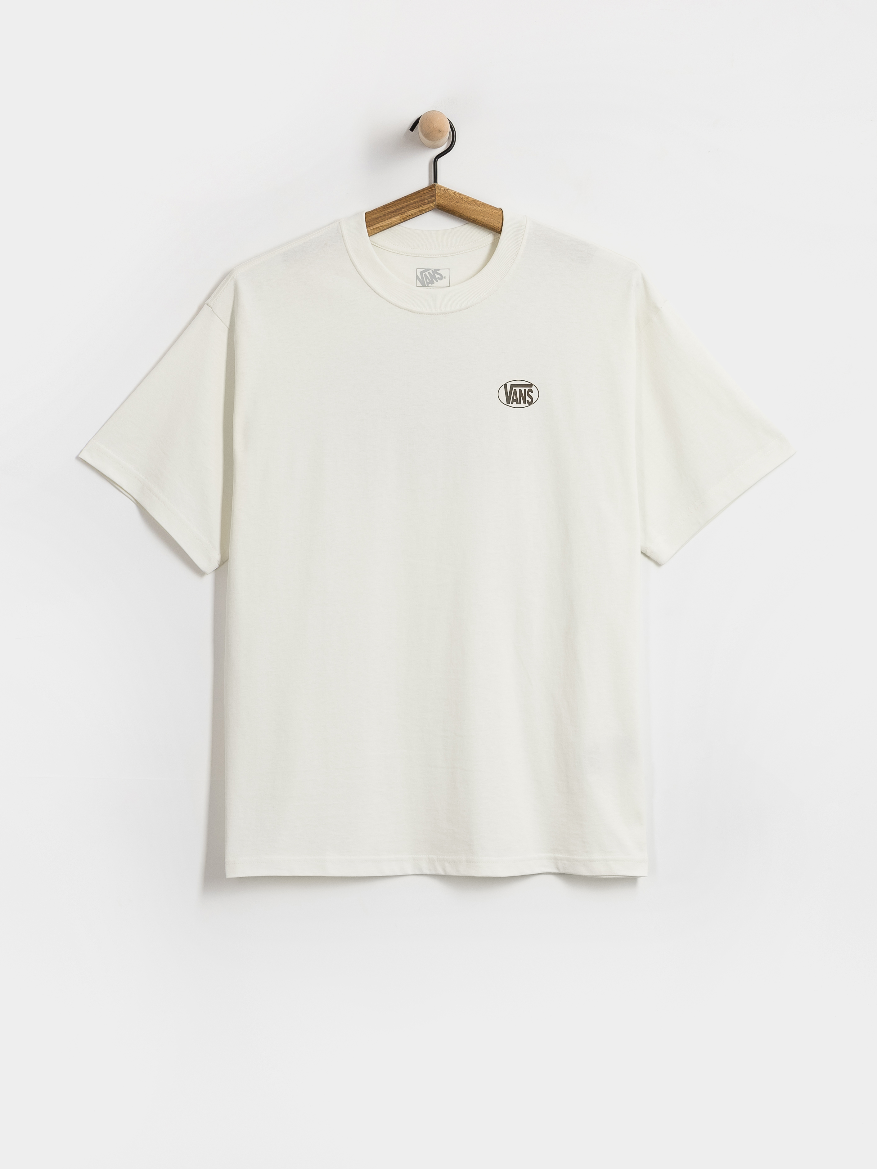 Tricou Vans Oval Logo Loose (marshmallow)