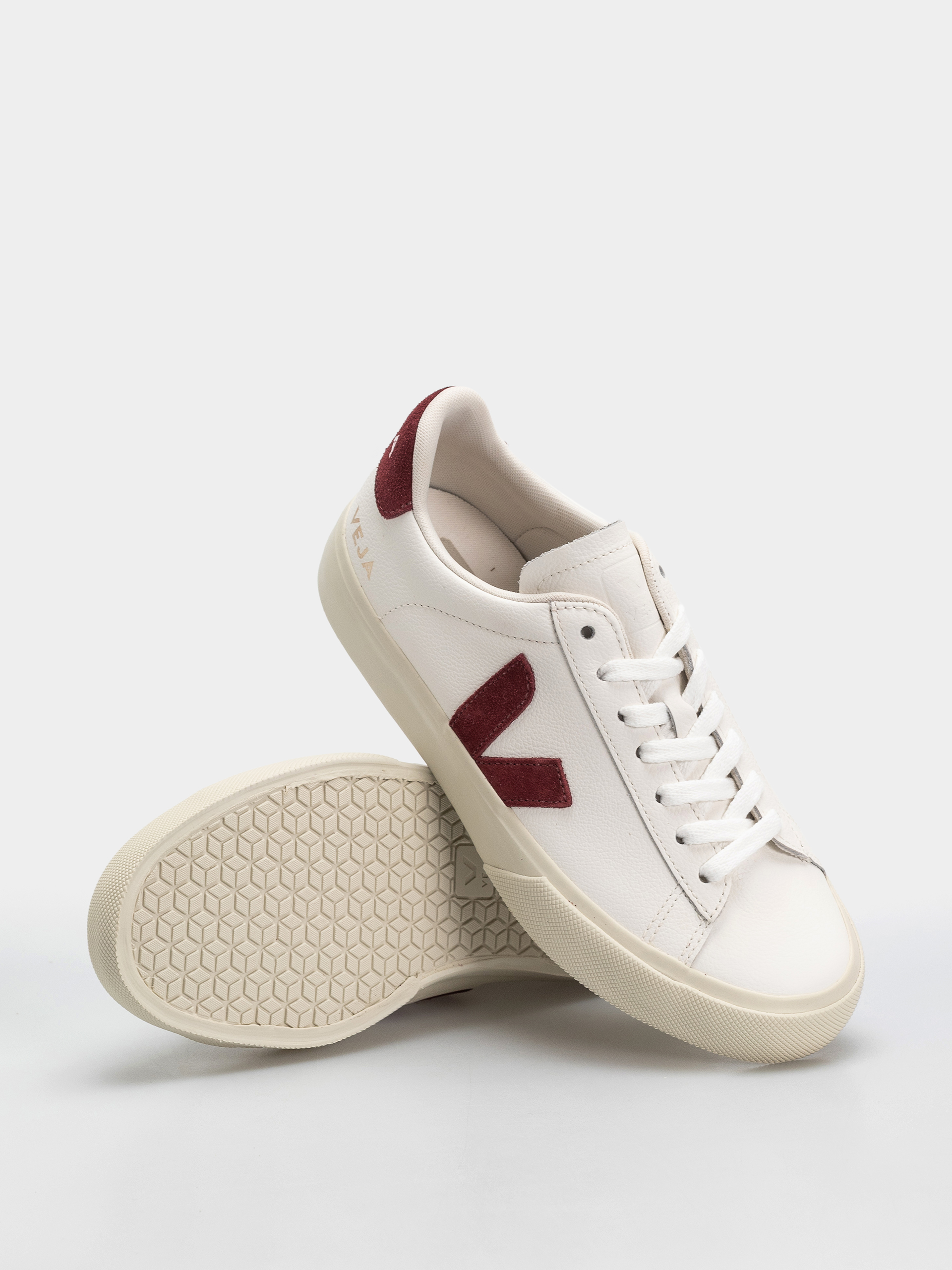 Pantofi Veja Campo Wmn (white grenat)