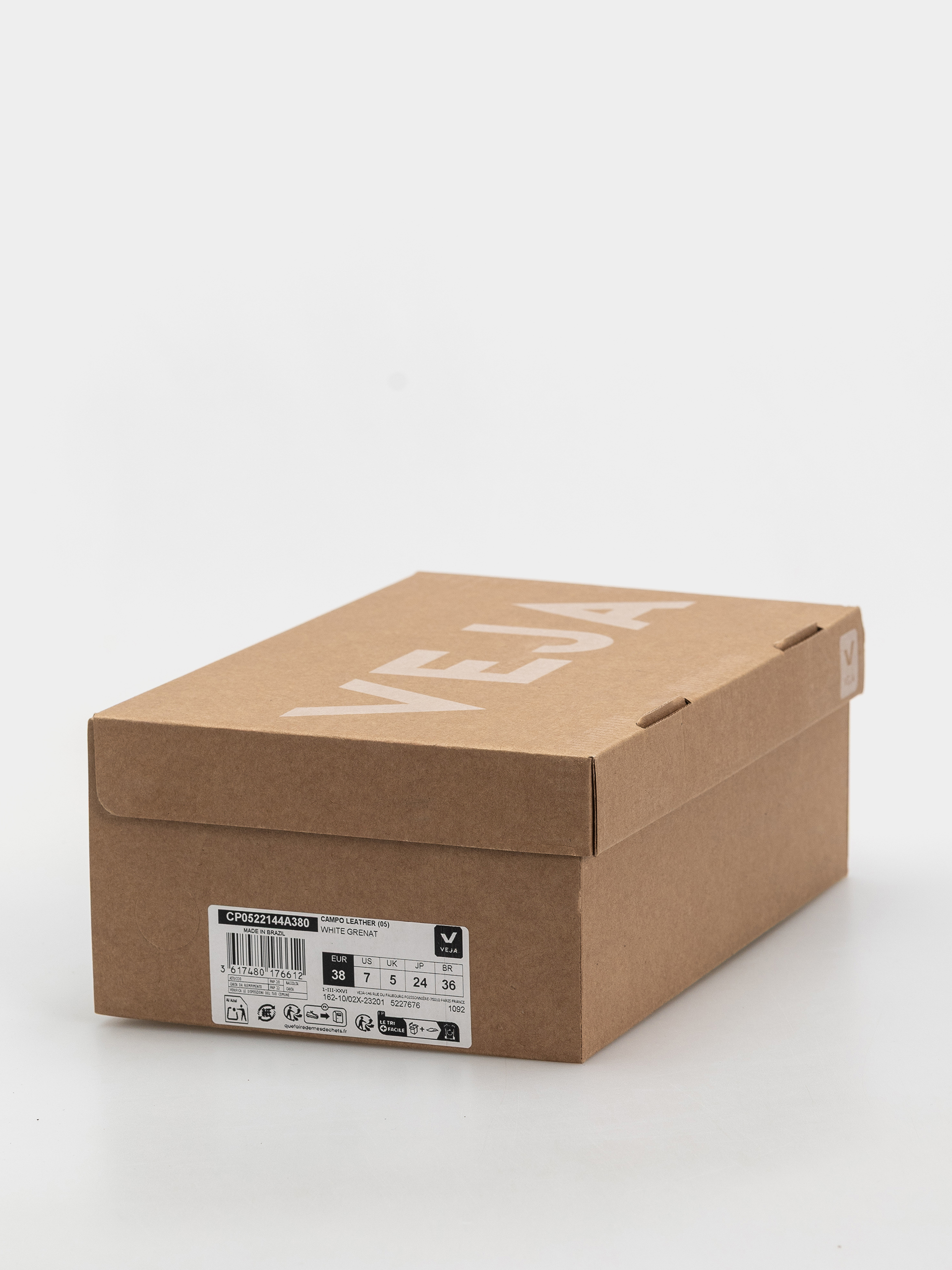Pantofi Veja Campo Wmn (white grenat)