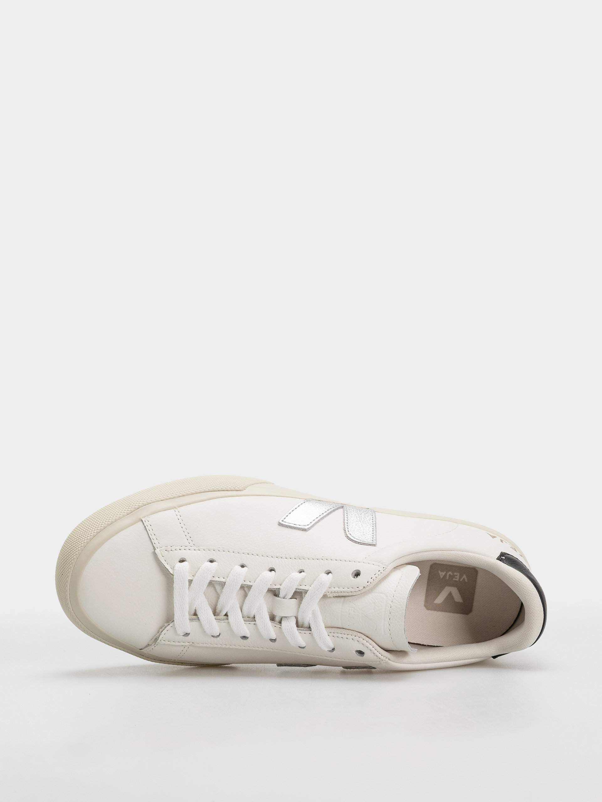 Pantofi Veja Campo Wmn (white silver black)