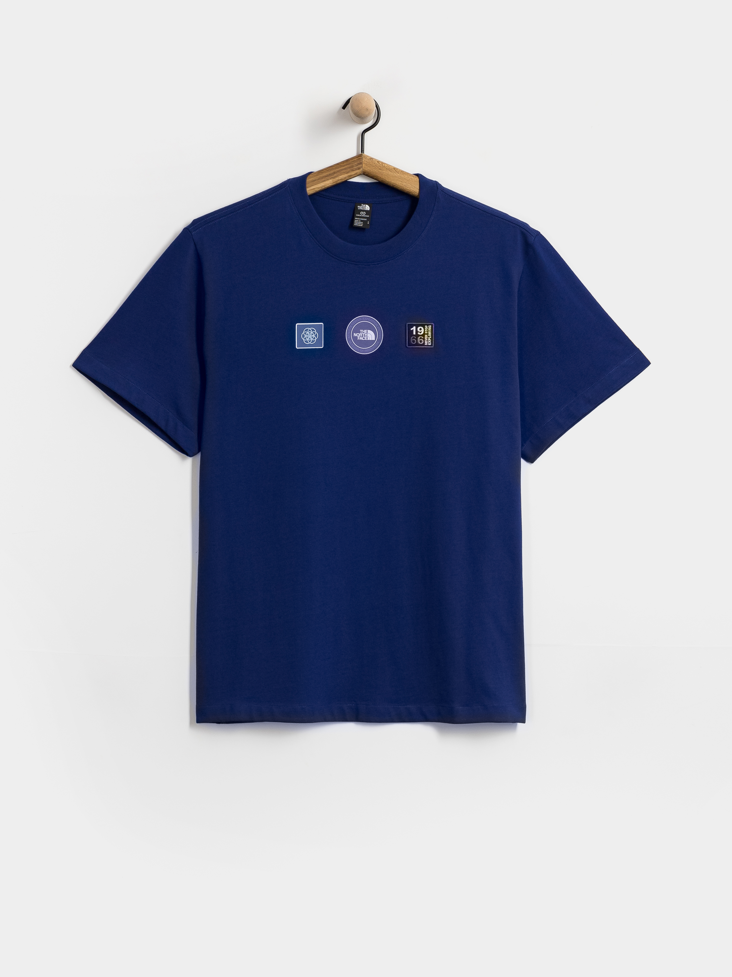Tricou The North Face Explorer Badges Relaxed (bold blue)