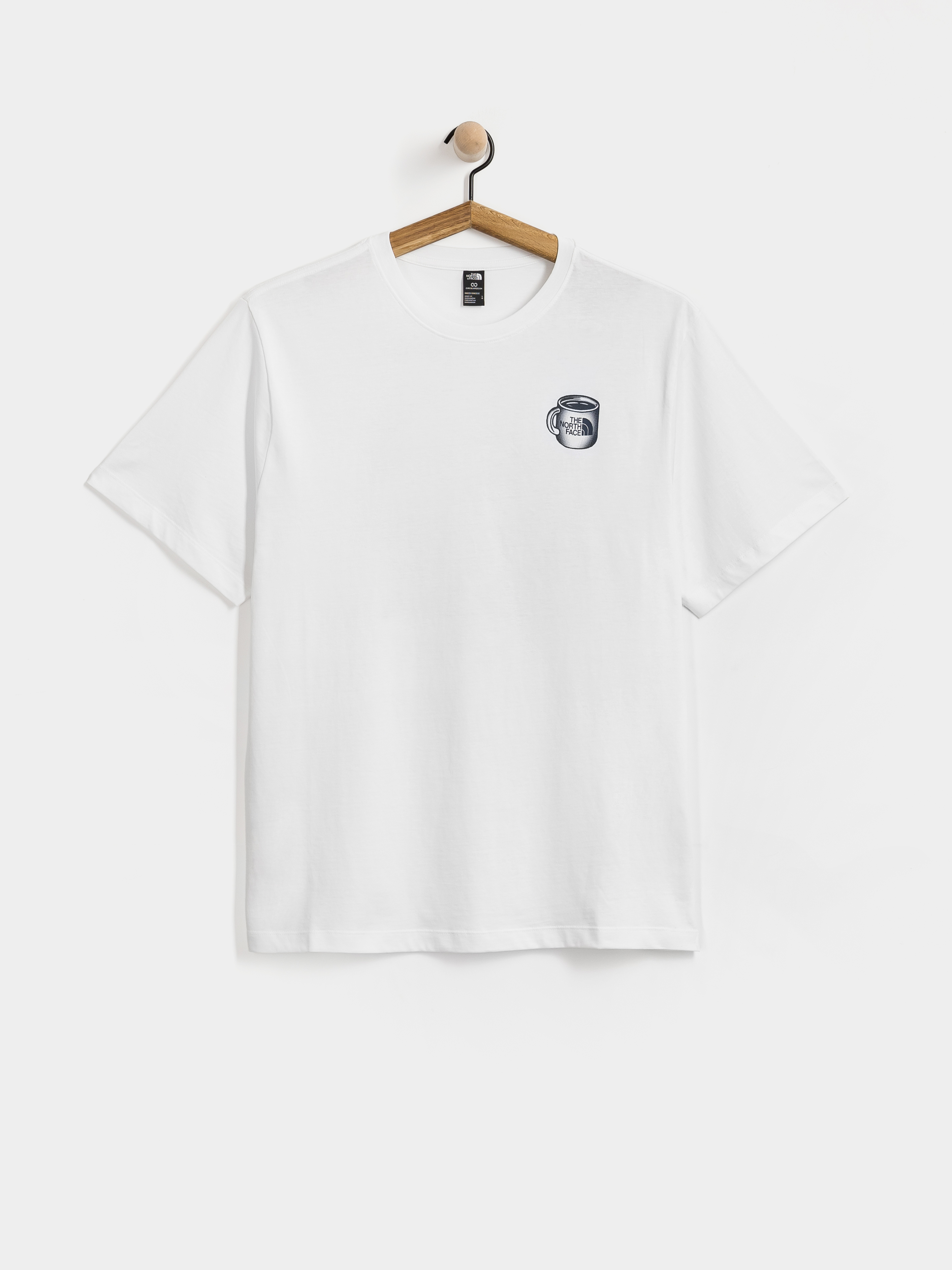 Tricou The North Face Basecamp Barista Relaxed (tnf white/summit navy)