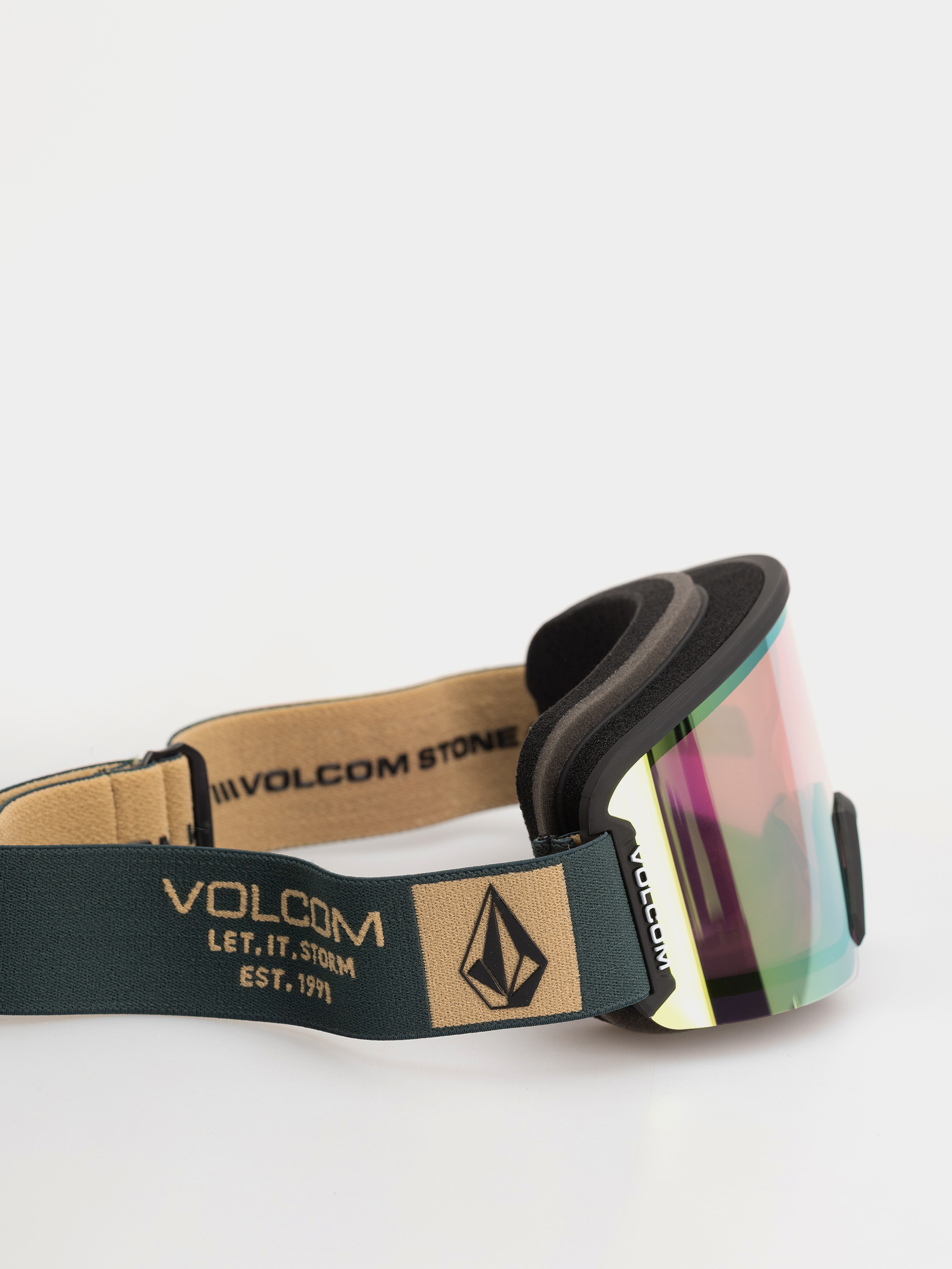 Ochelari pentru snowboard Volcom Garden 2 (scb snd/gold chrome+bl dark grey)