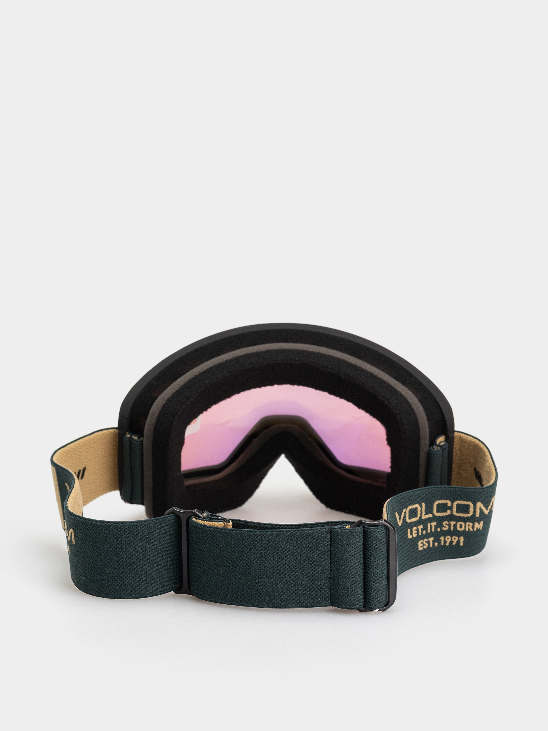 Ochelari pentru snowboard Volcom Garden 2 (scb snd/gold chrome+bl dark grey)