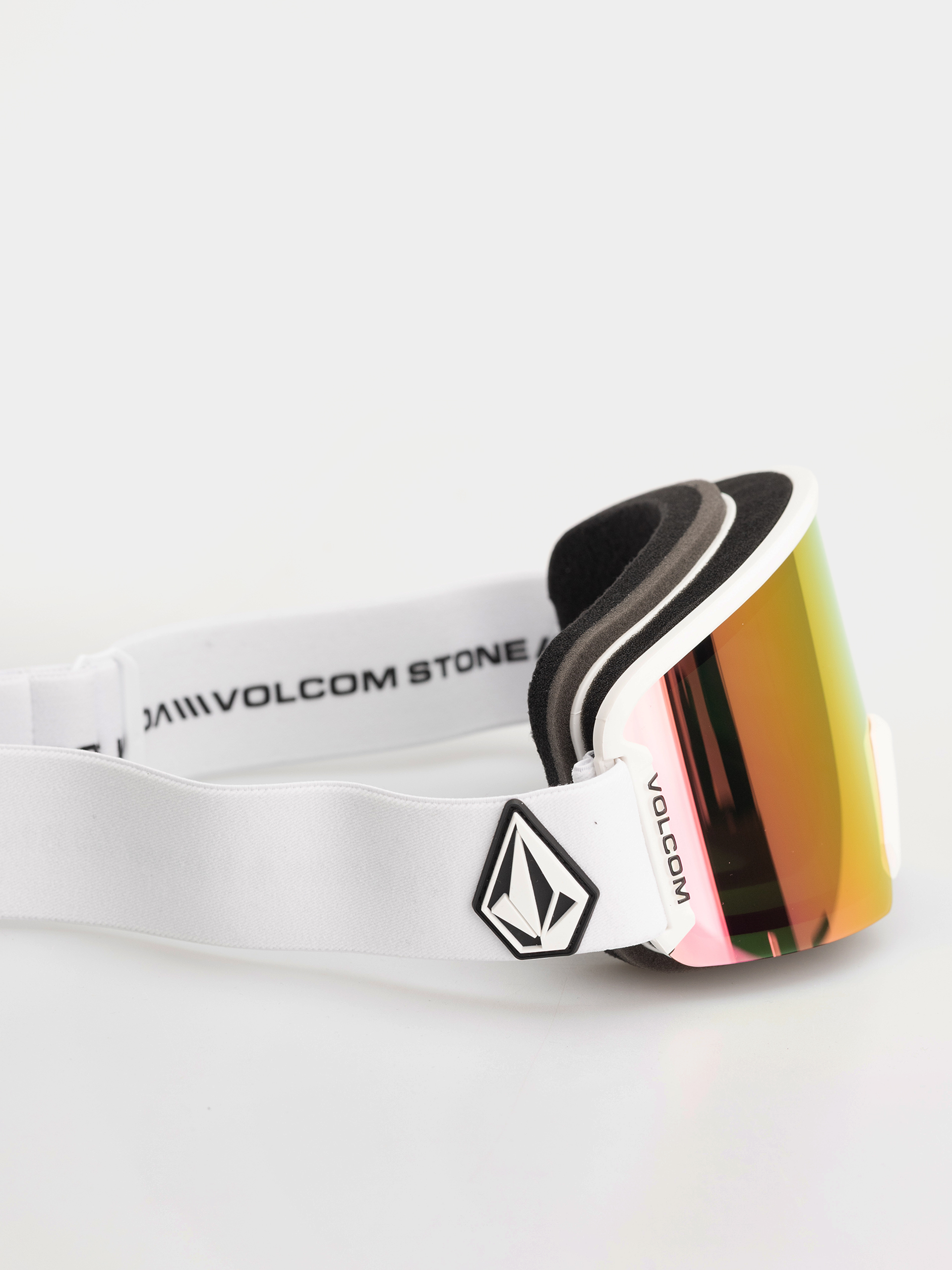 Ochelari pentru snowboard Volcom Garden 2 (matte white/pink chrome+bl yellow)