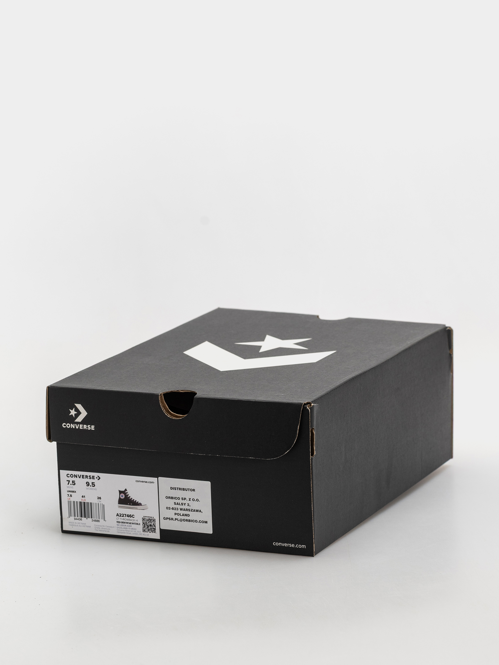 Teniși Converse Chuck Taylor Throwback Hi (fresh brew/vintage white)