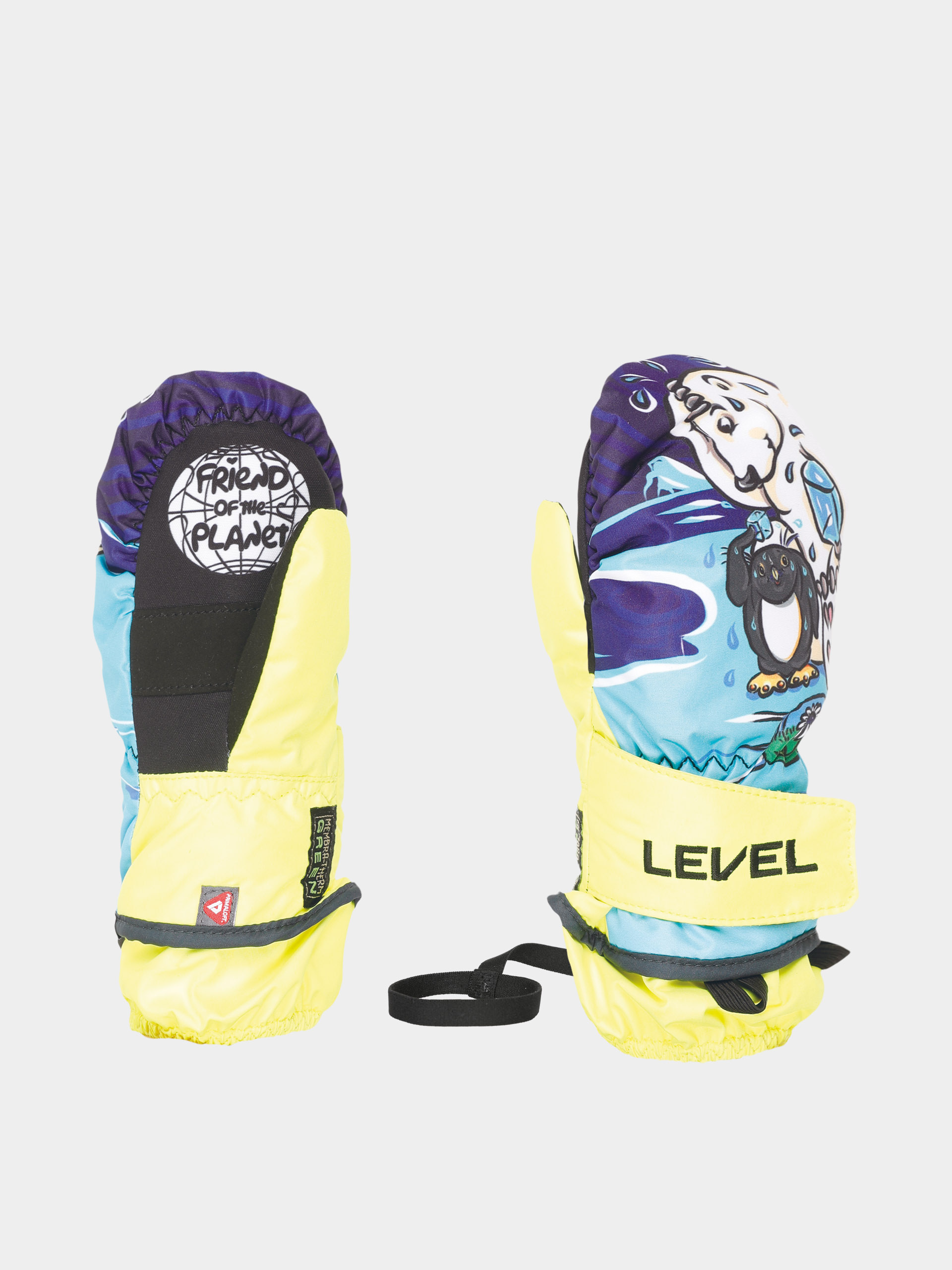 Mu0103nuu0219i Level Animal Mitt JR (yellow blue)