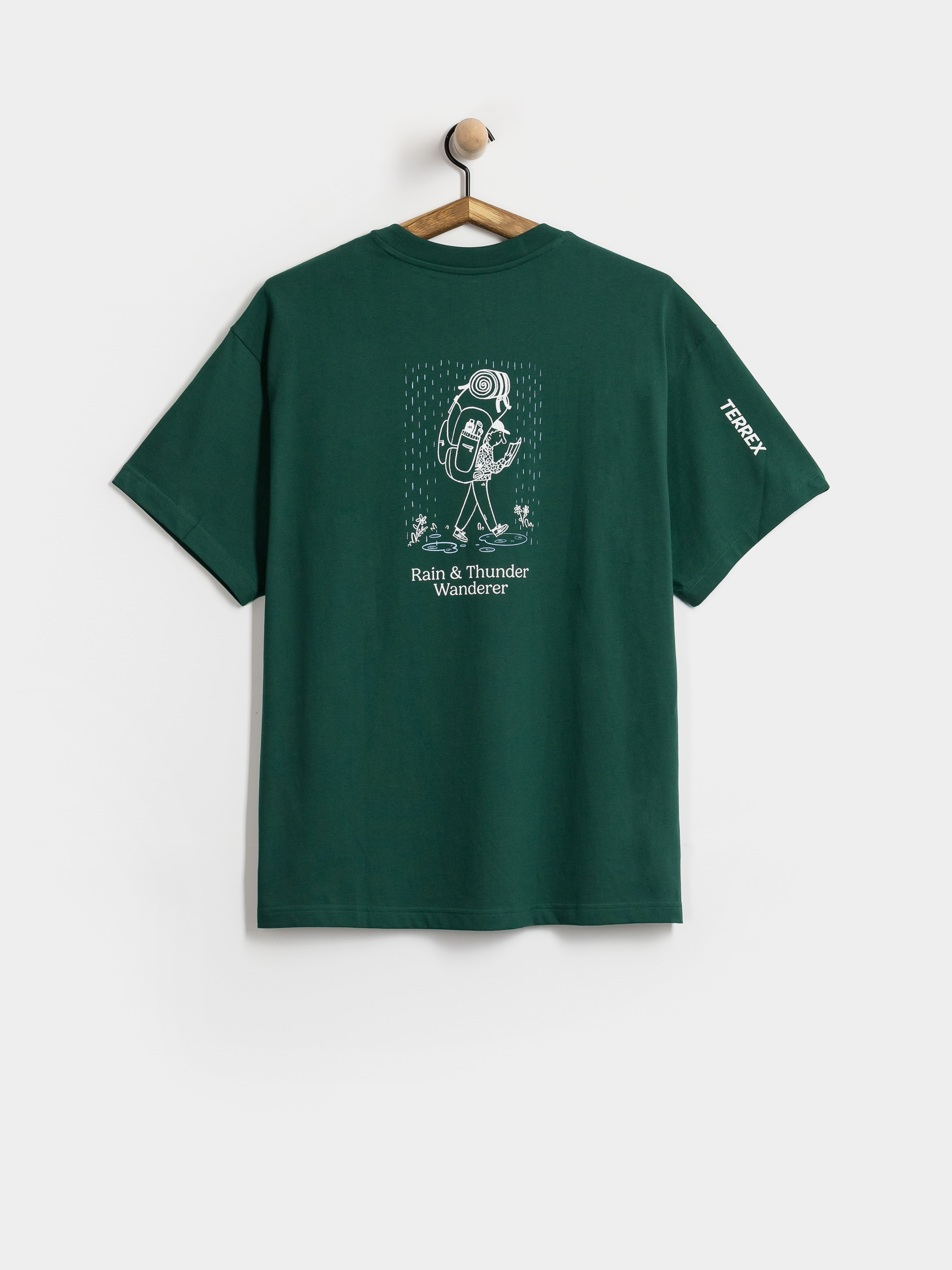 Tricou adidas Wanderer G T (cgreen)