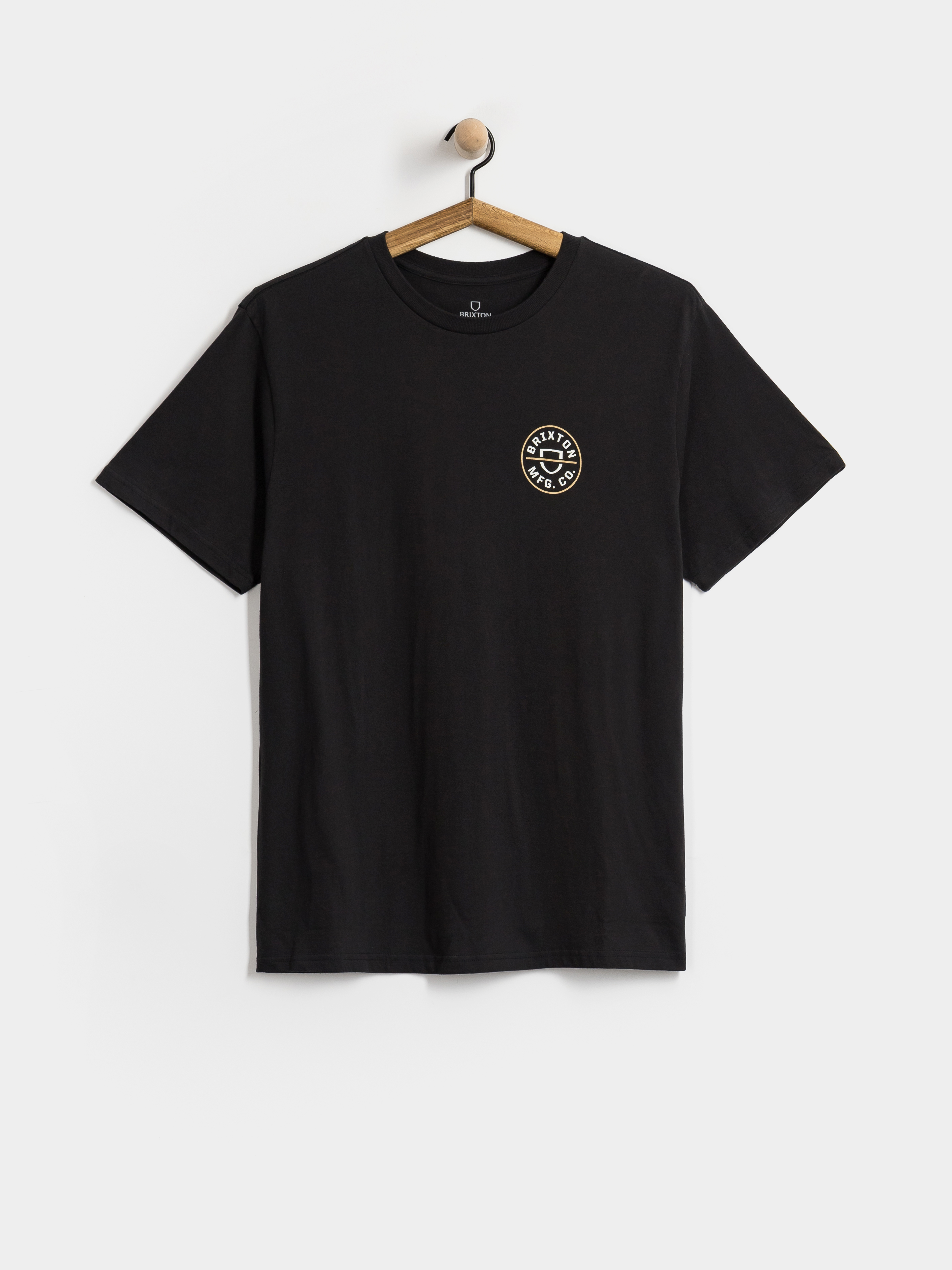 Tricou Brixton Oath V Stt (black/off white/copper)