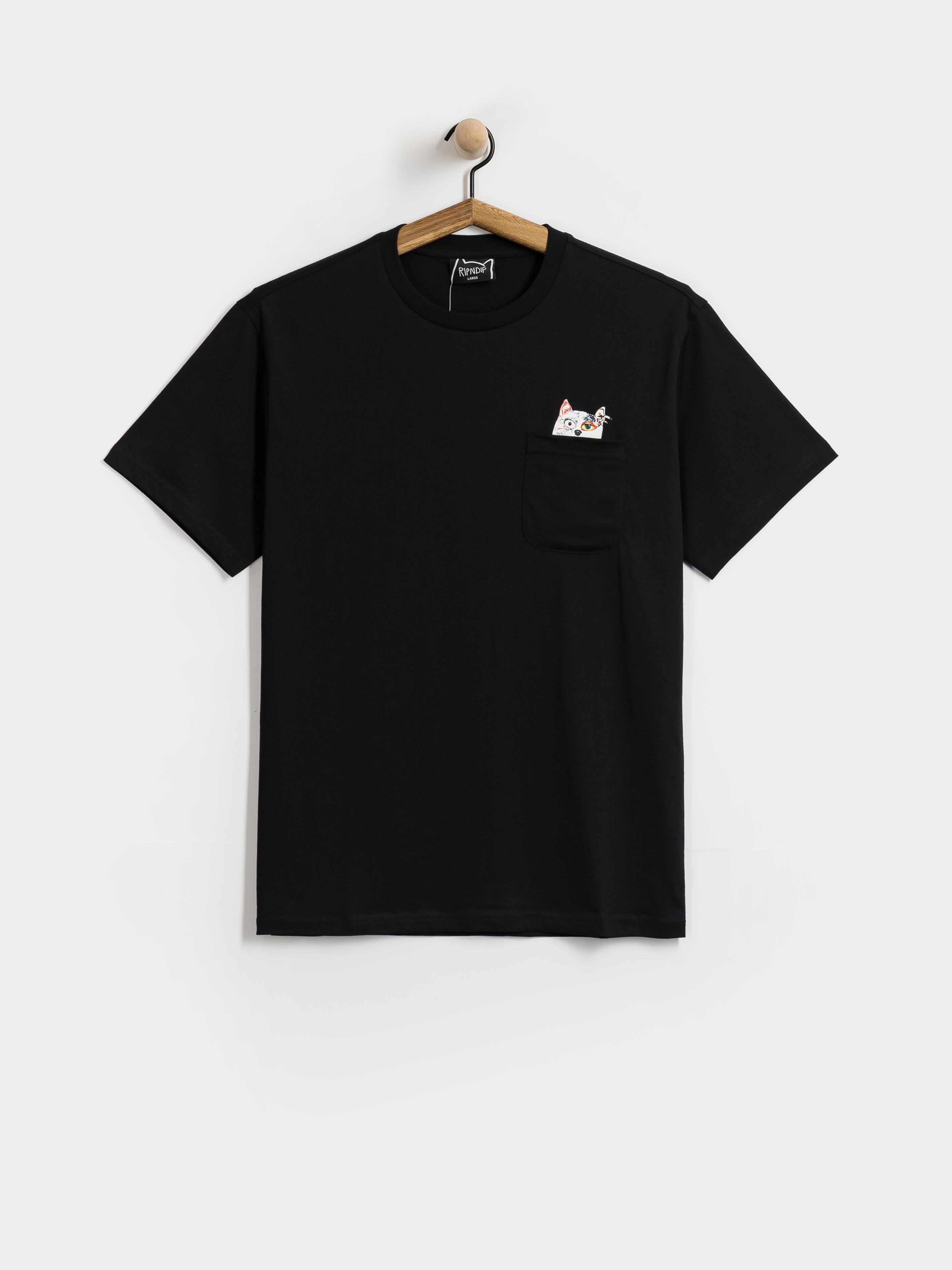 Tricou RipNDip Lord Nermal Collage Pocket (black)