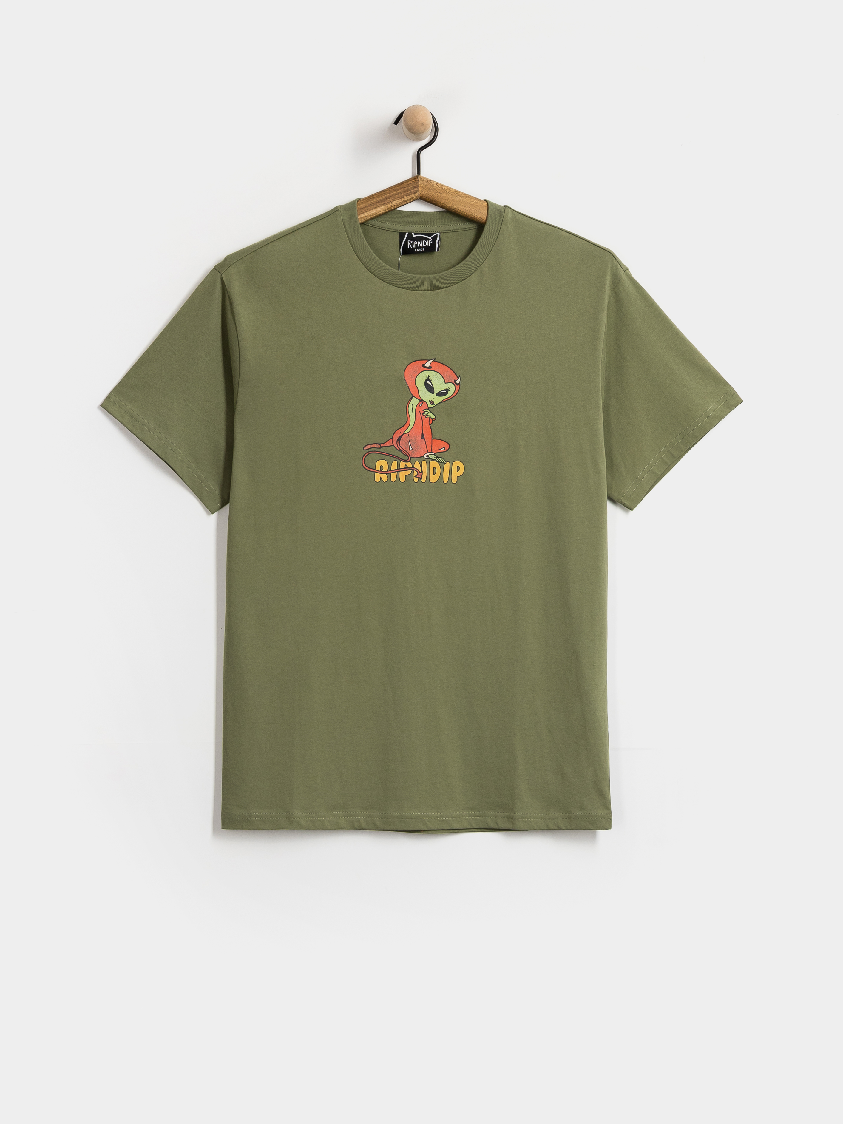 Tricou RipNDip Devil Alien (dusty forest)