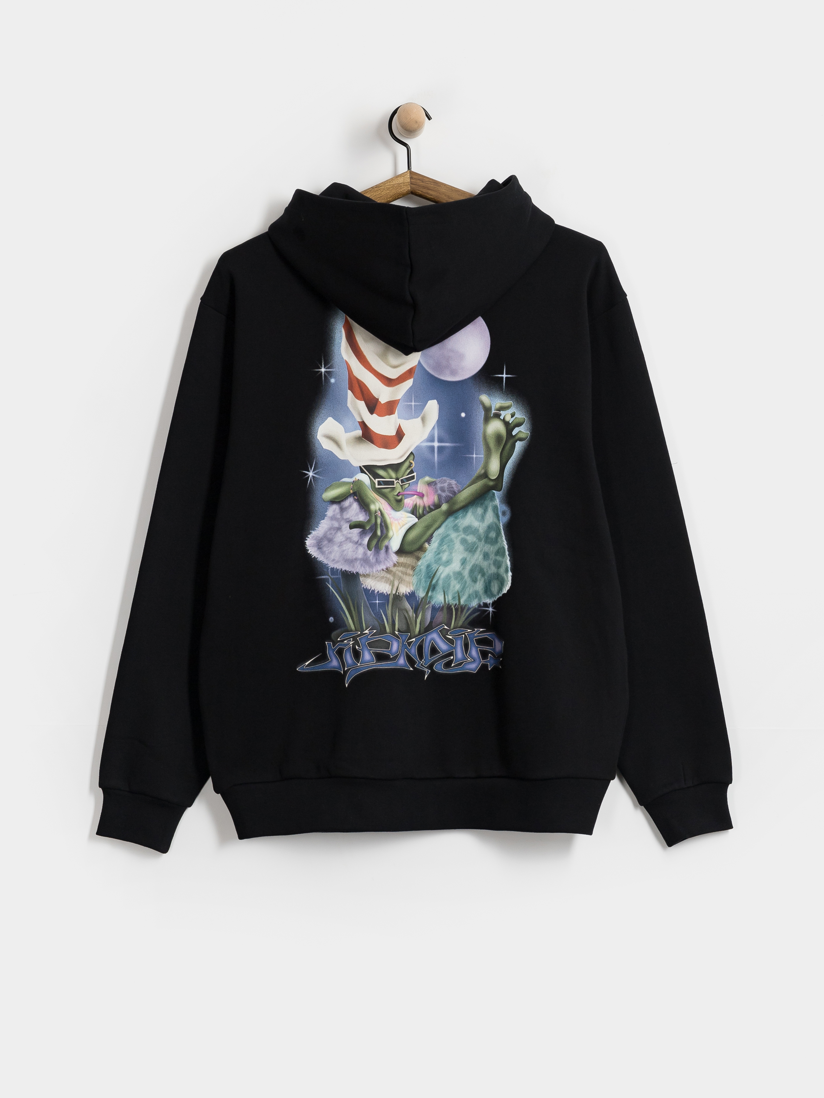 Hanorac cu glugă RipNDip Big Poe HD (black)