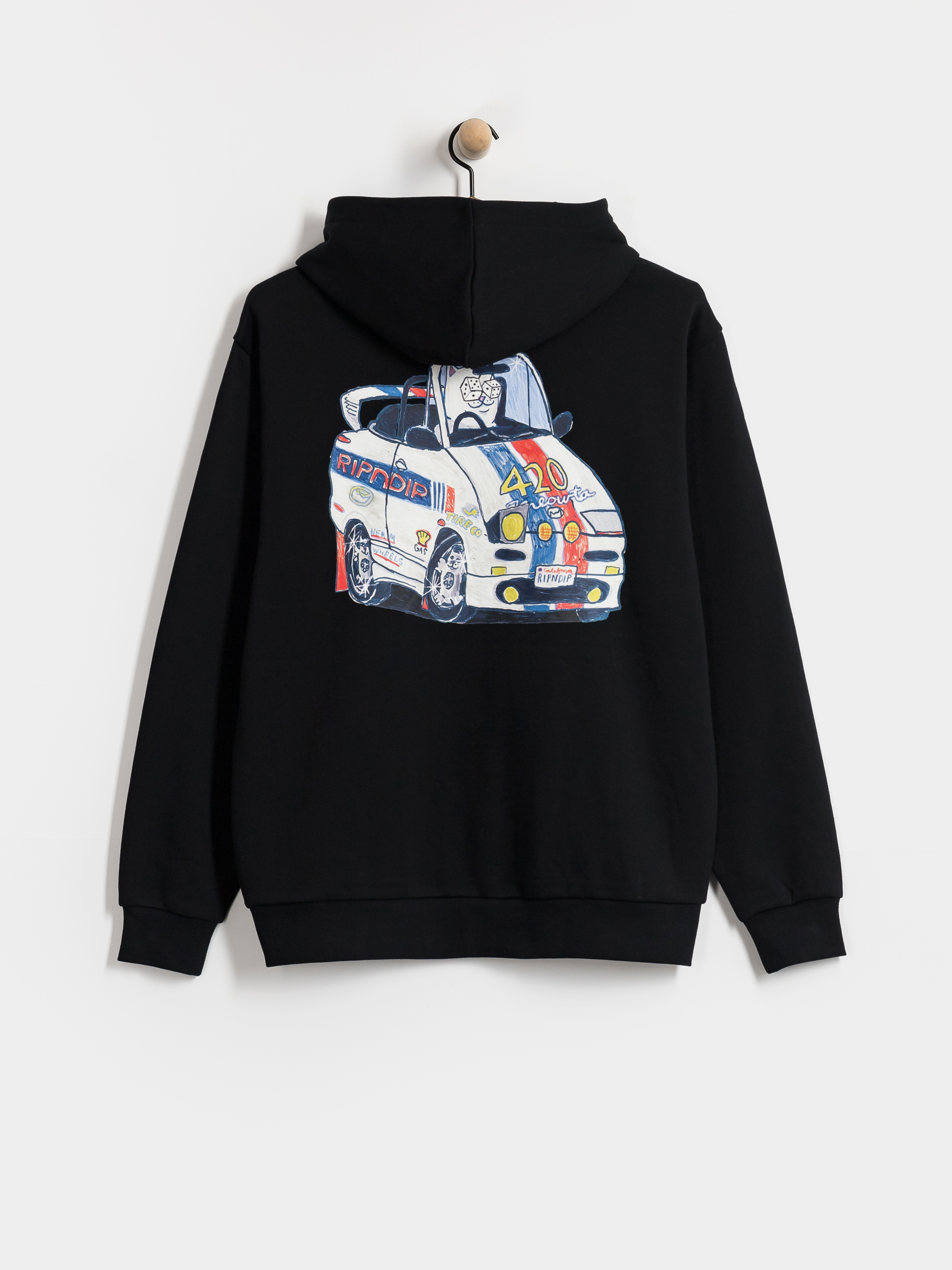 Hanorac cu glugă RipNDip 420 MPH HD (black)
