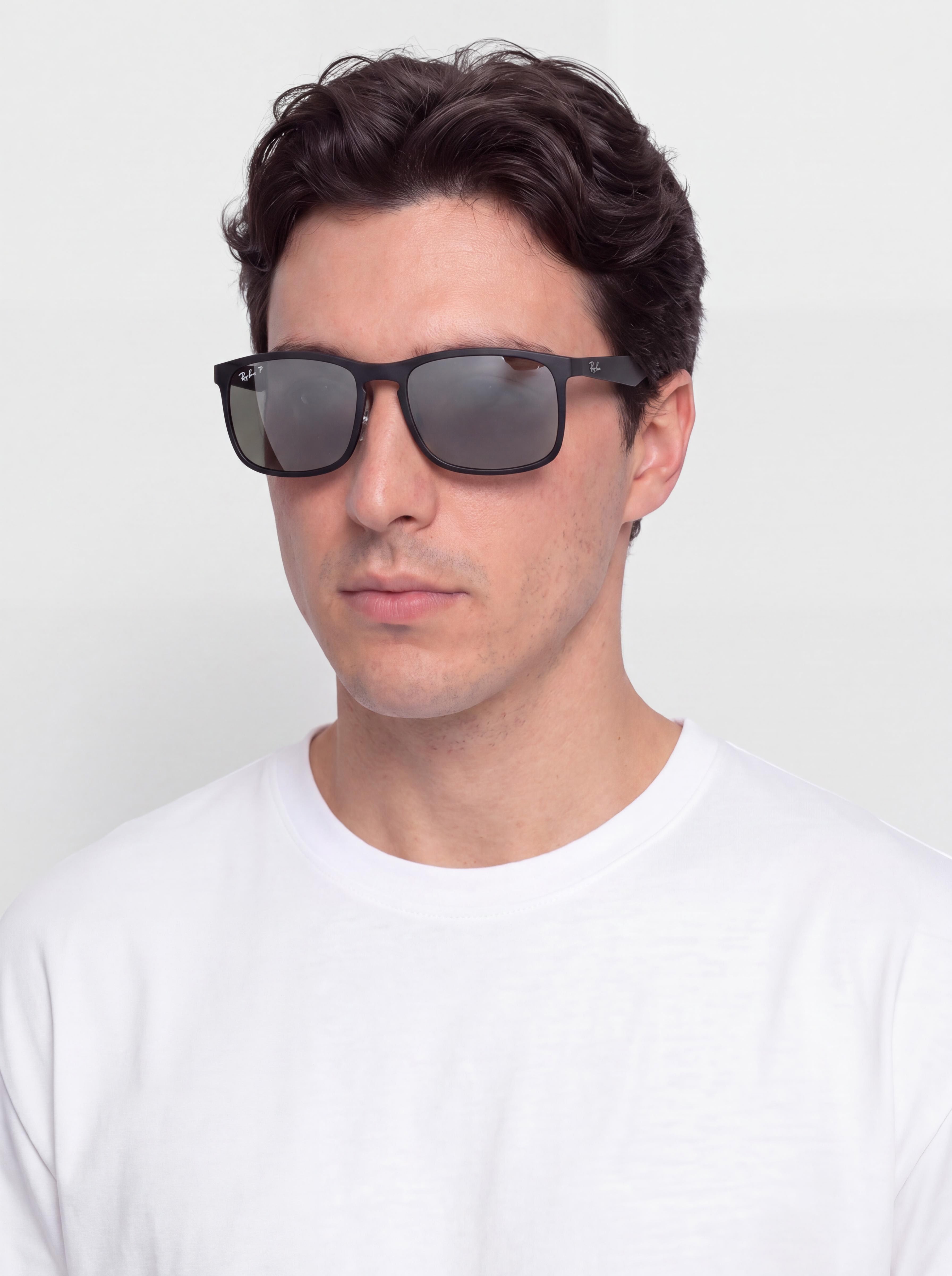 Ochelari de soare Ray-Ban Rb4264 Polarized (matowy czarny/silver polarized)