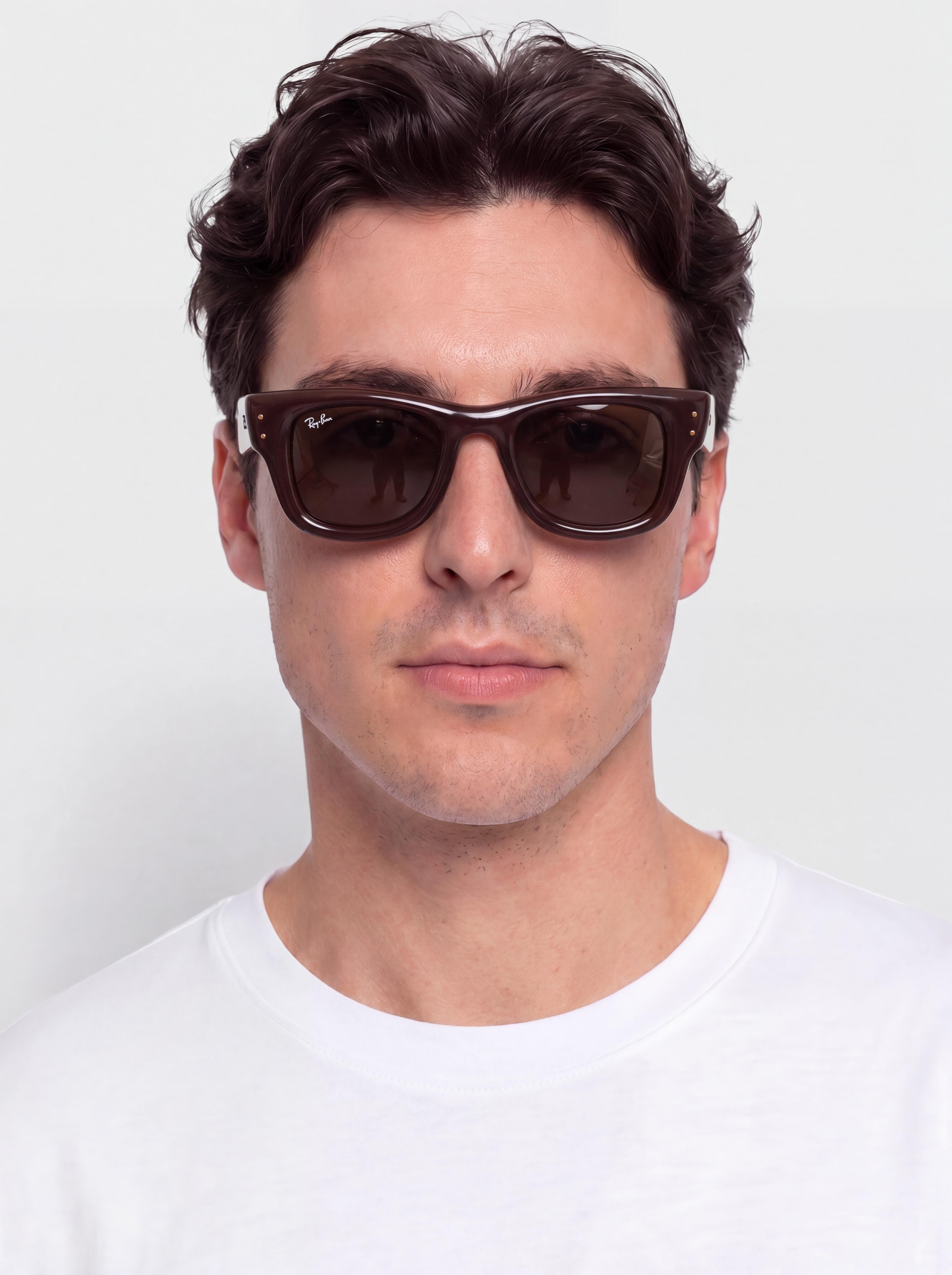 Ochelari de soare Ray-Ban Wayfarer Puffer (polerowany ciemnobru0105zowy/ciemnobru0105zowy)