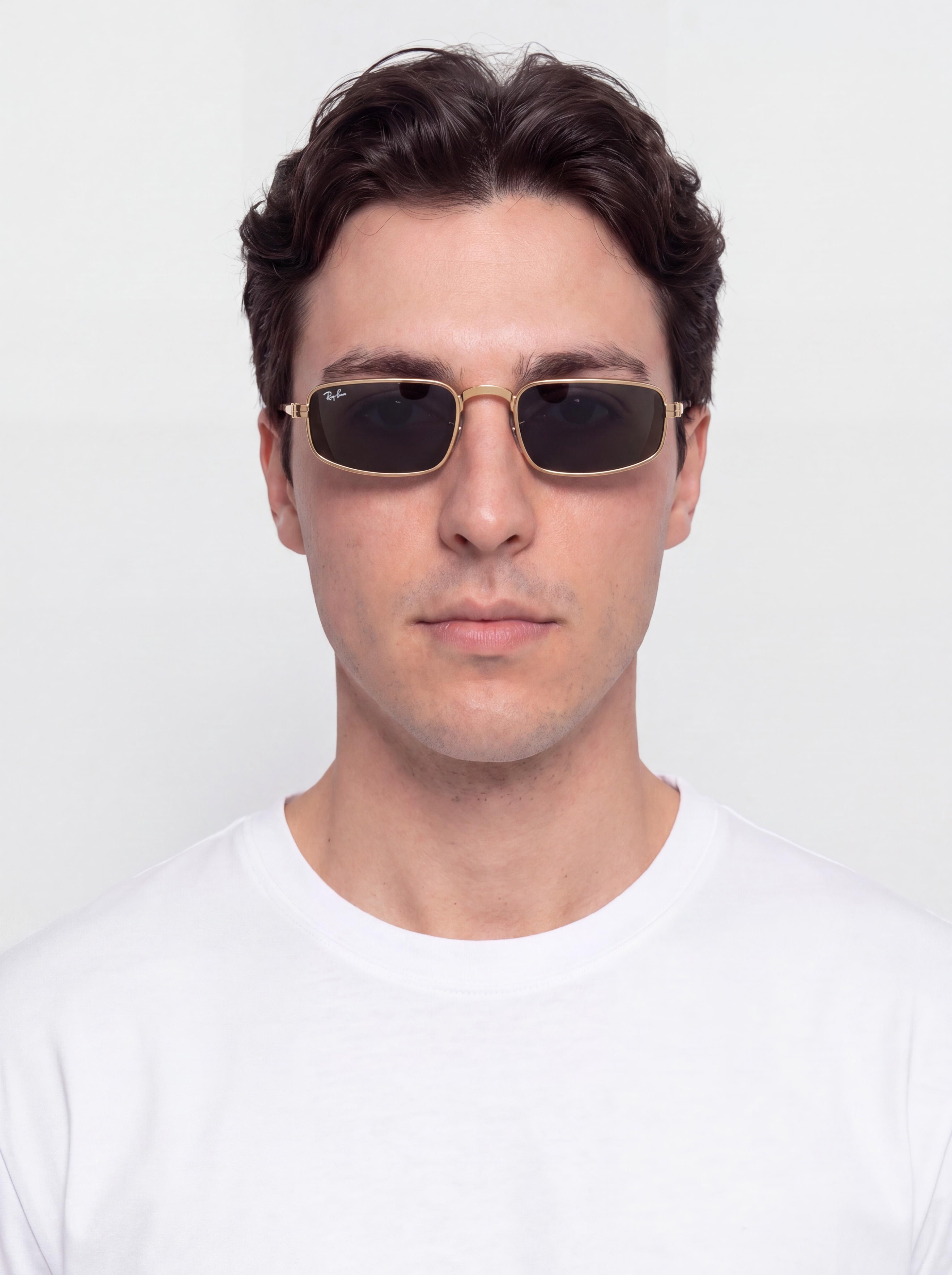 Ochelari de soare Ray-Ban Rb3927 By A$Ap Rocky (polerowany złoto arista/blue)
