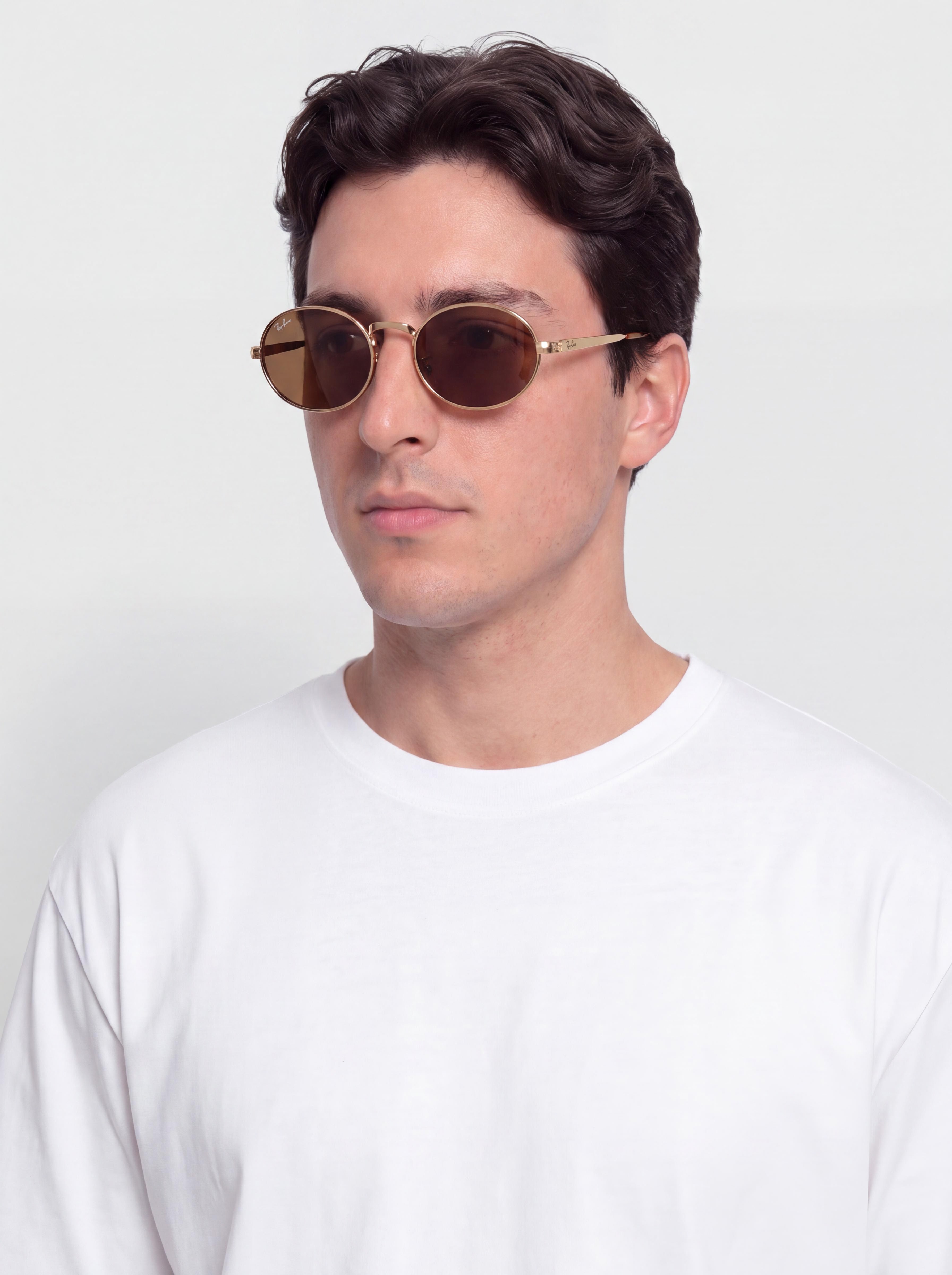 Ochelari de soare Ray-Ban Rb3931 By A$Ap Rocky (polerowany złoto arista/purple polarized)