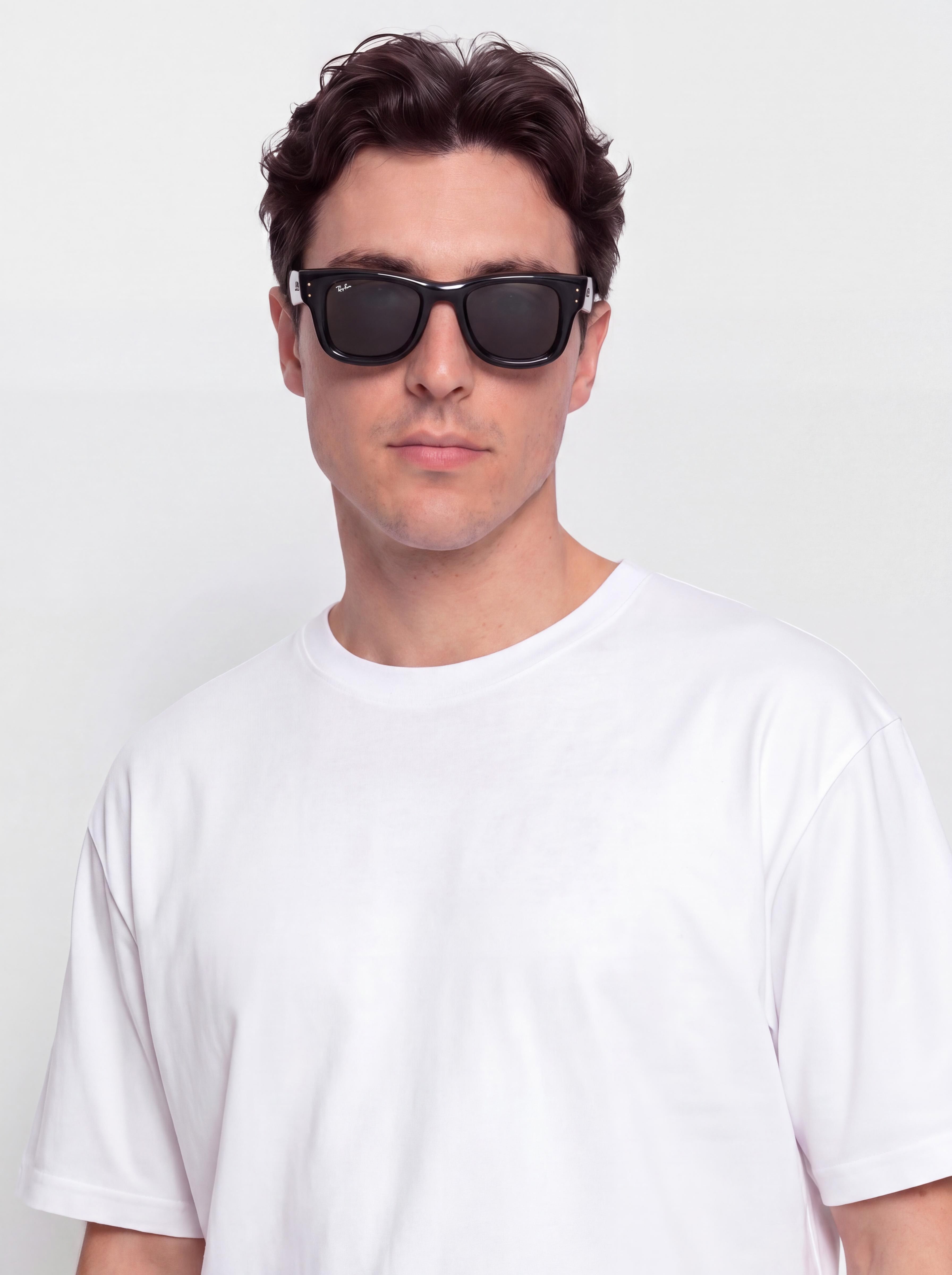 Ochelari de soare Ray-Ban Wayfarer Puffer (polerowany czarny/ultra czarny)