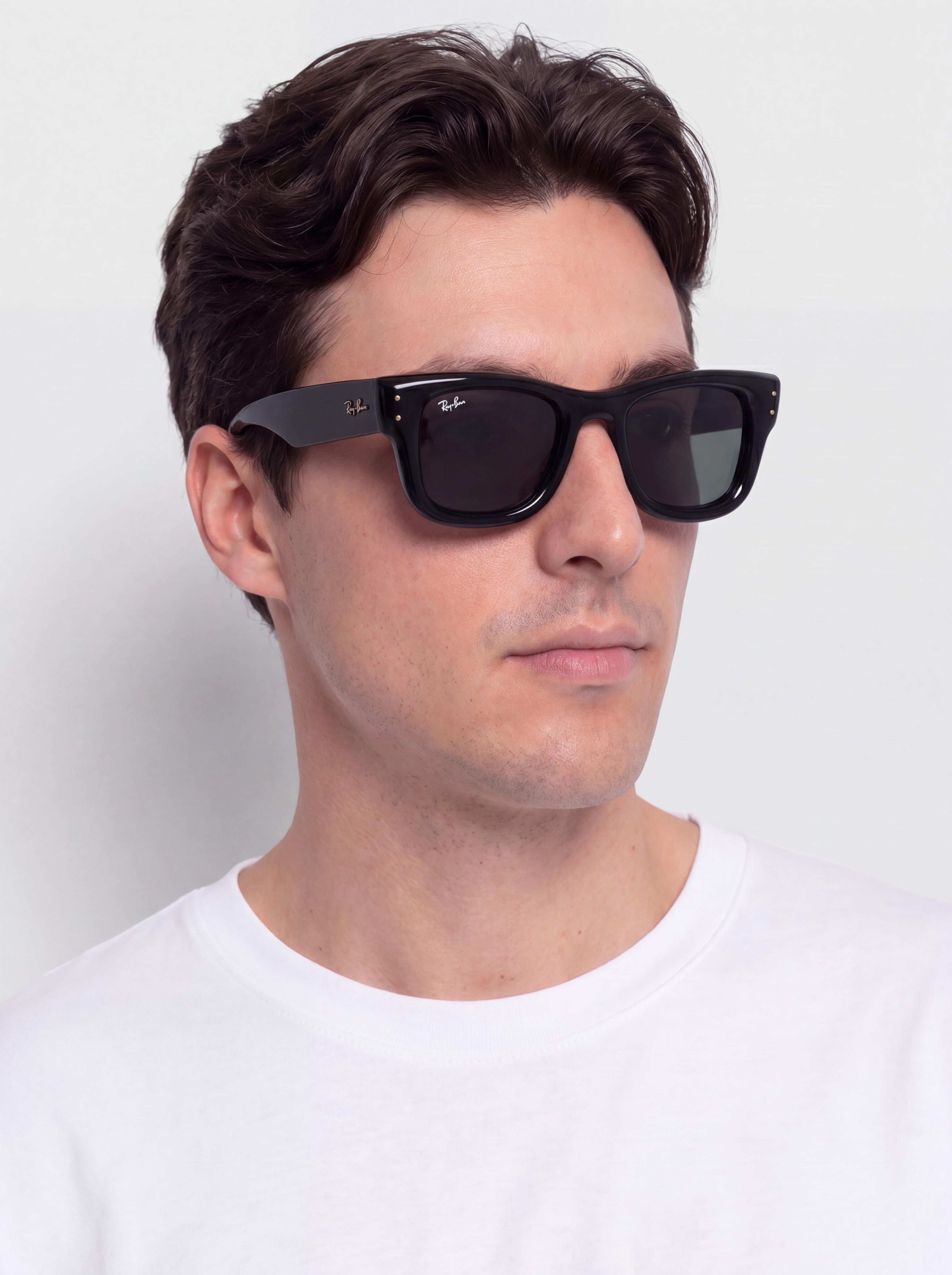 Ochelari de soare Ray-Ban Wayfarer Puffer (polerowany czarny/ultra czarny)