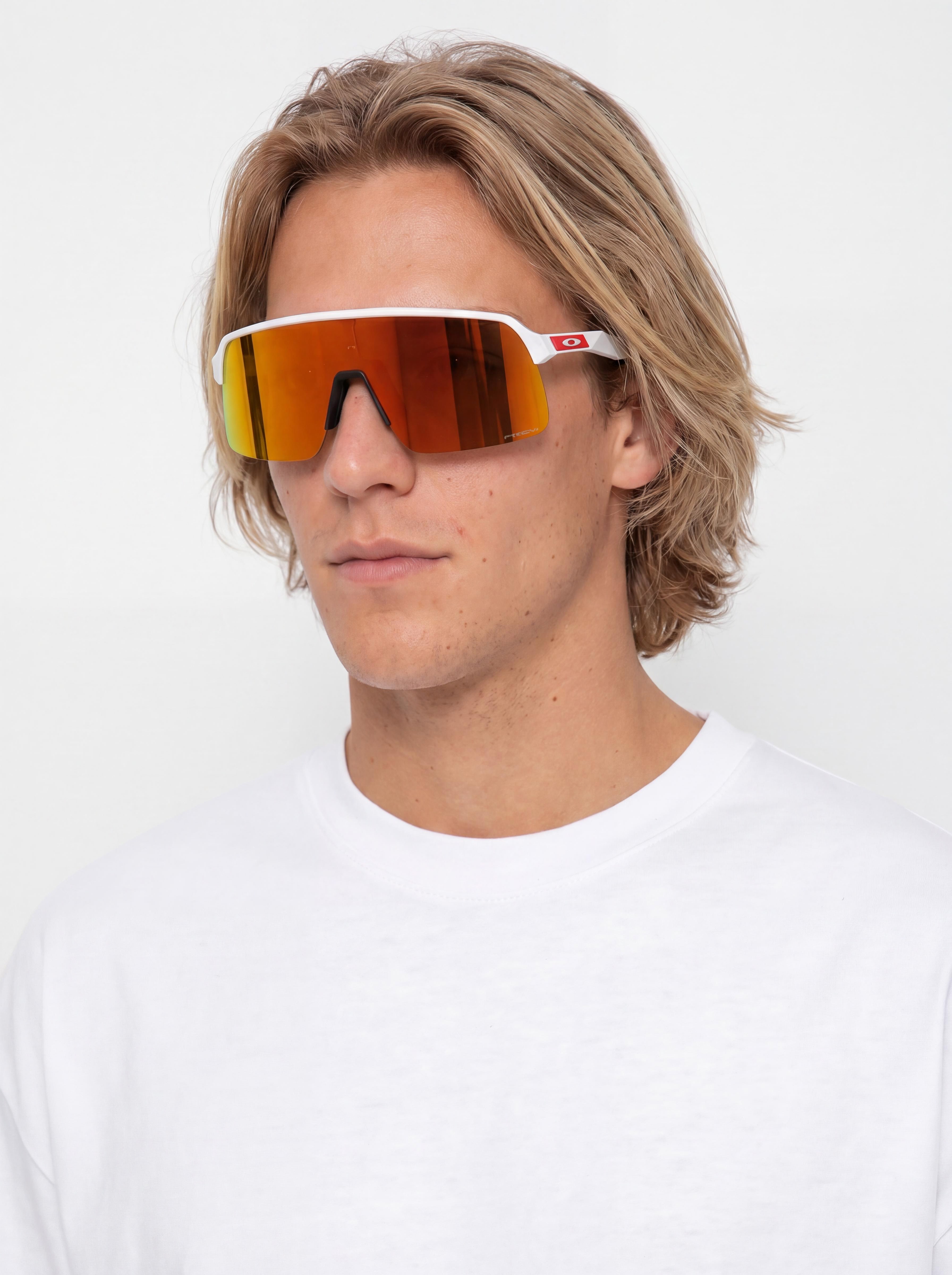 Ochelari de soare Oakley Sutro Lite (matte white/prizm ruby)