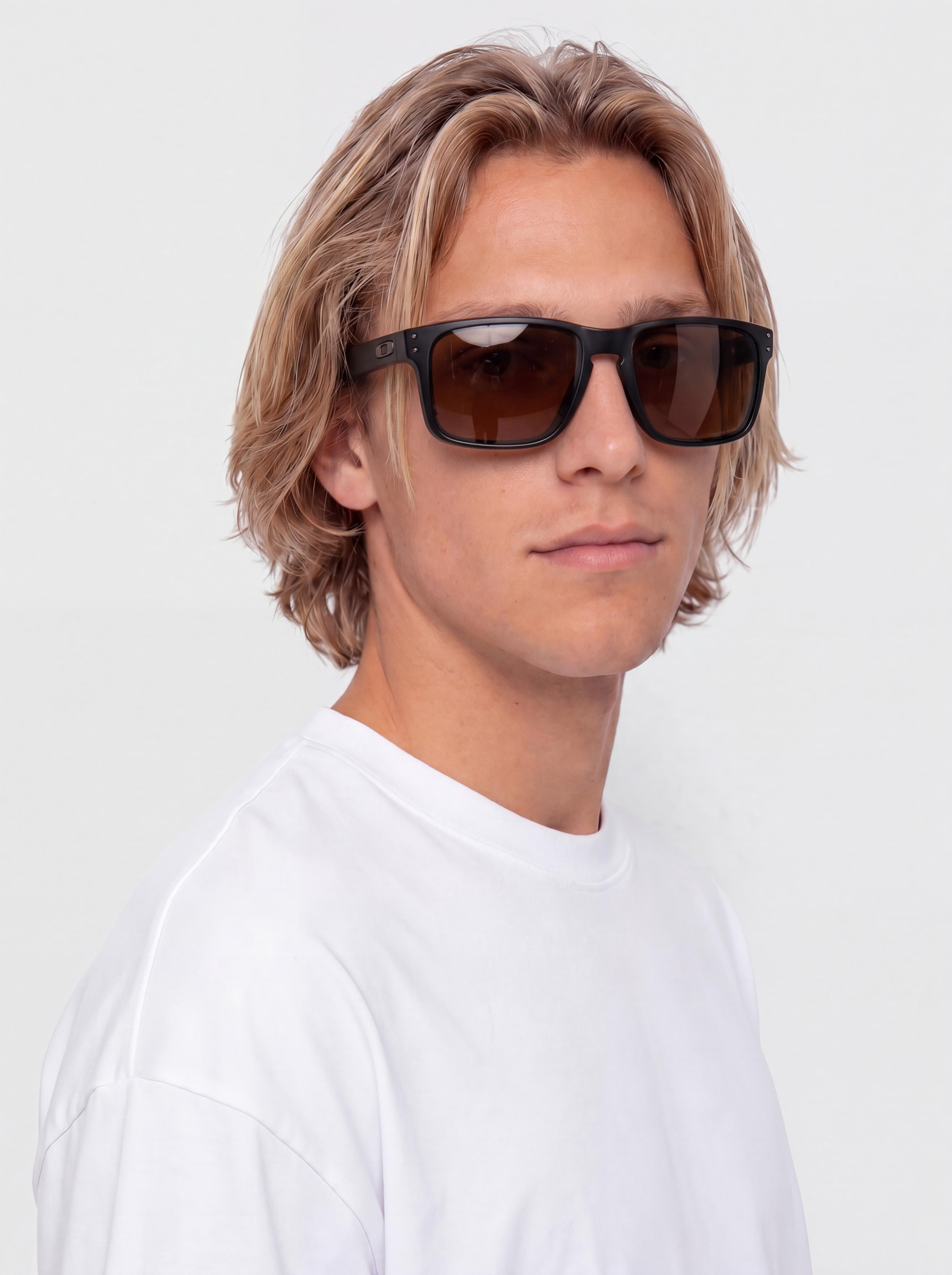 Ochelari de soare Oakley Holbrook (matte black/prizm tungsten polarized)
