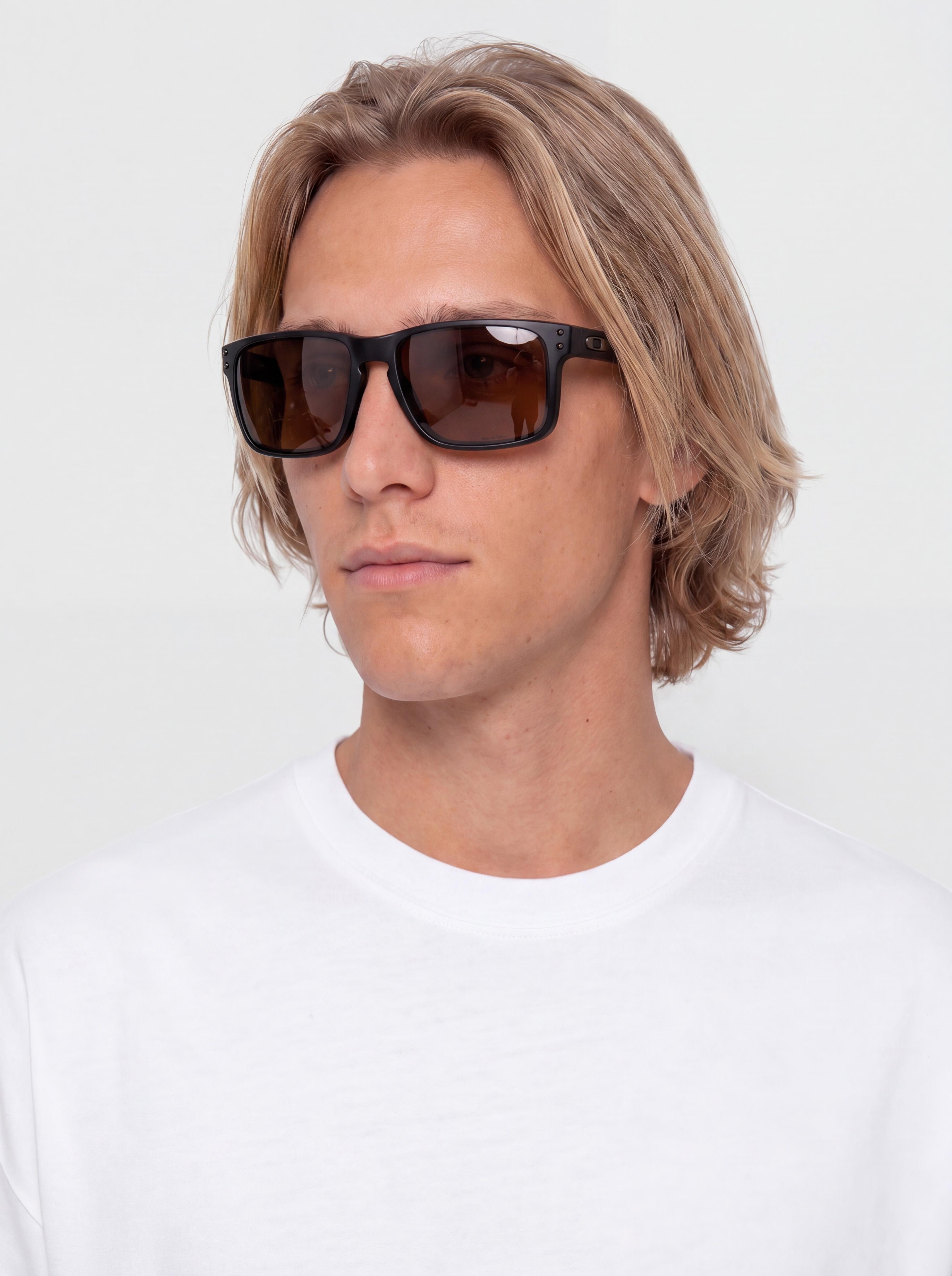 Ochelari de soare Oakley Holbrook (matte black/prizm tungsten polarized)