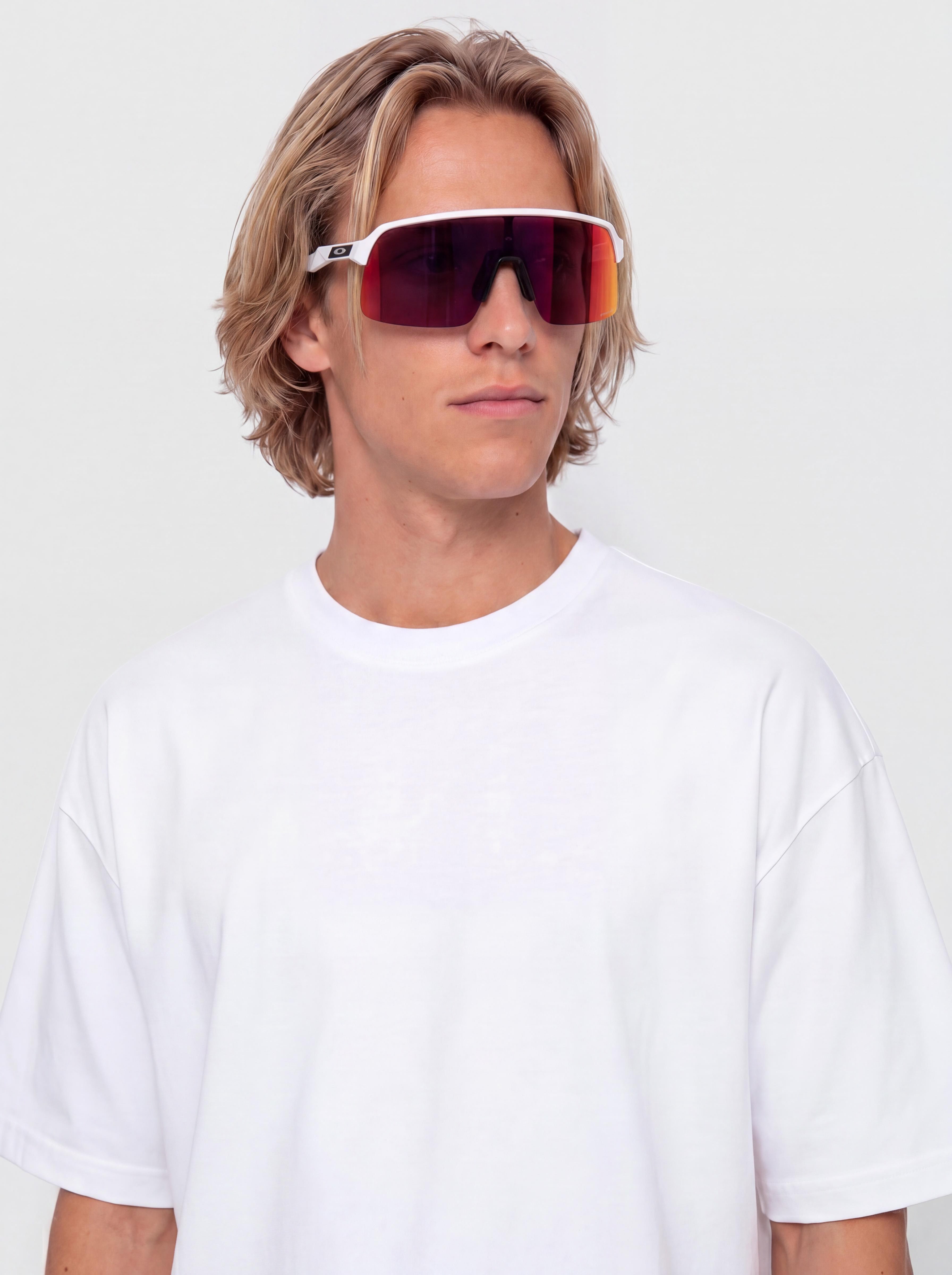 Ochelari de soare Oakley Sutro Lite (matte white/prizm road)