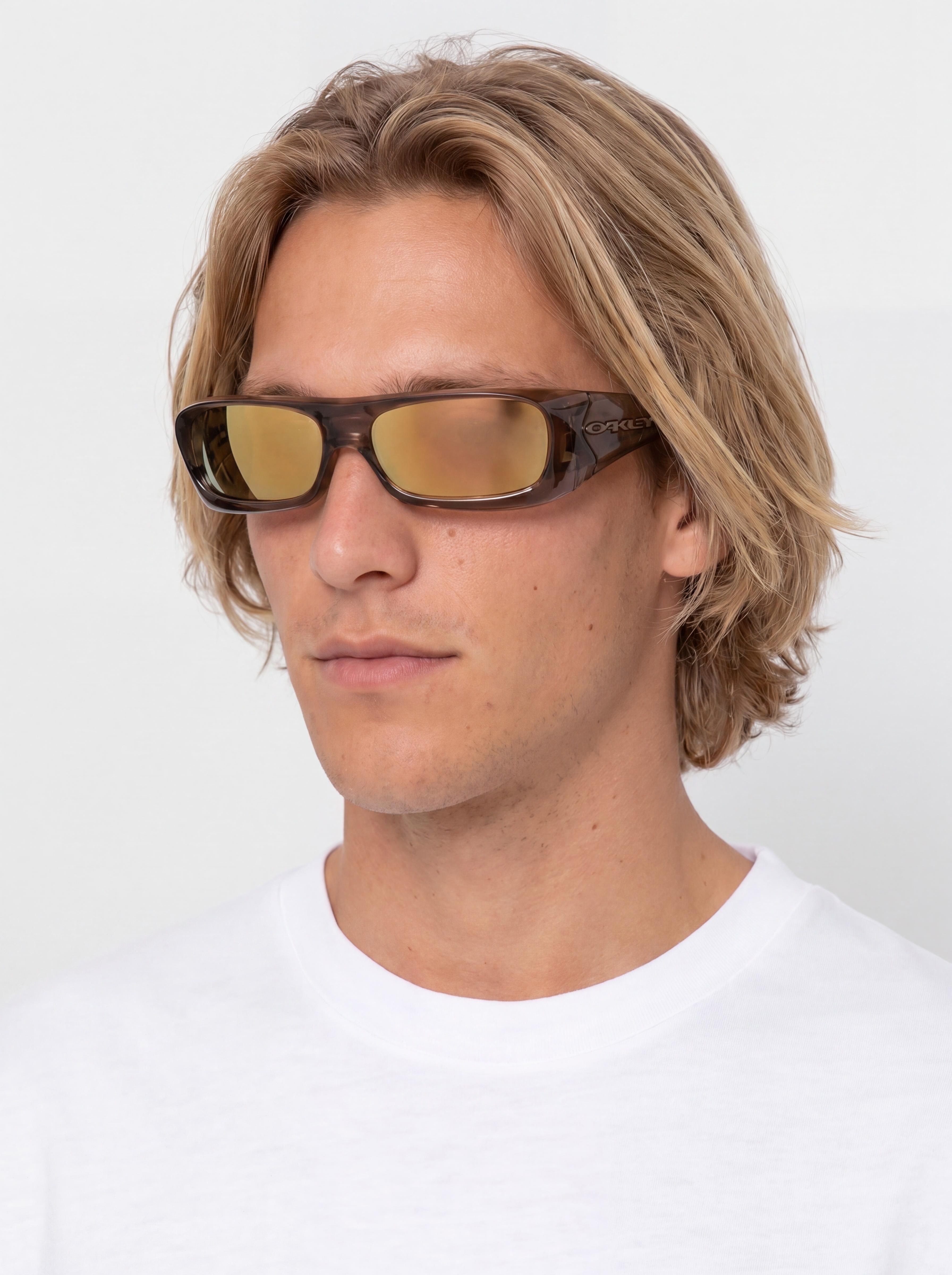 Ochelari de soare Oakley Permian (prizm rose gold lenses/brown smoke frame)