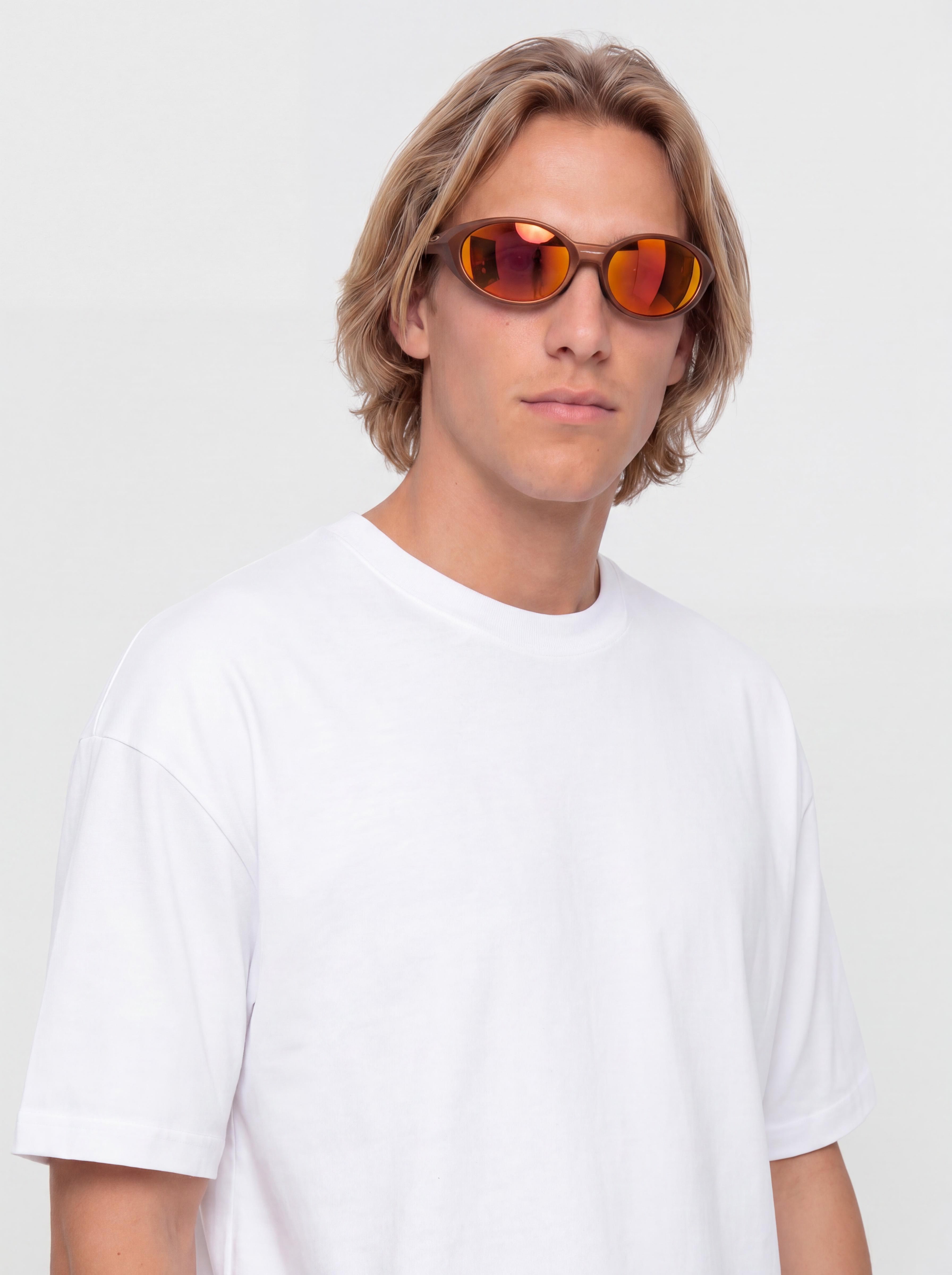 Ochelari de soare Oakley Eye Jacket Redux (prizm trail torch lenses/fire orange frame)