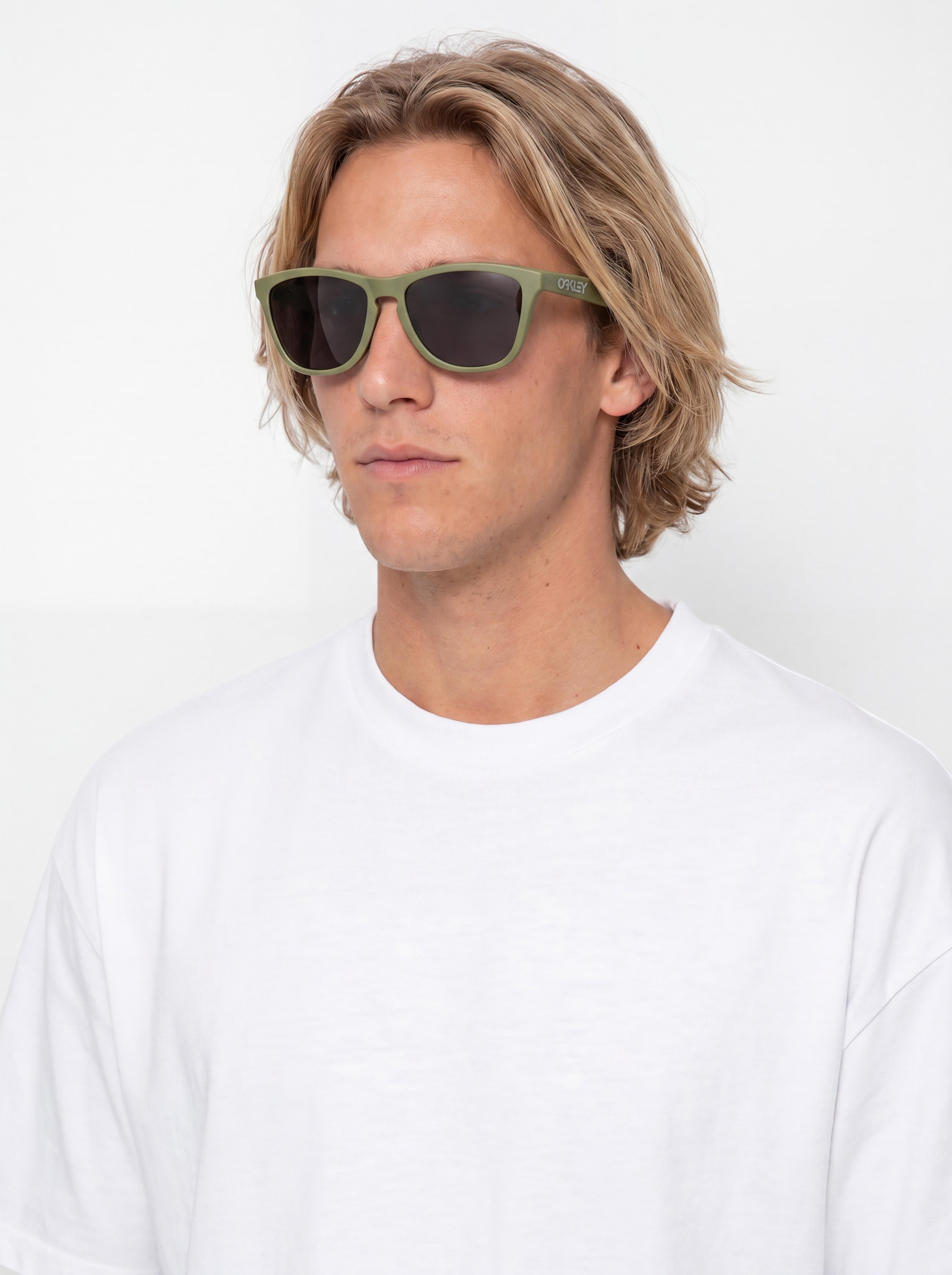 Ochelari de soare Oakley Frogskins (matte fern/prizm black polar)