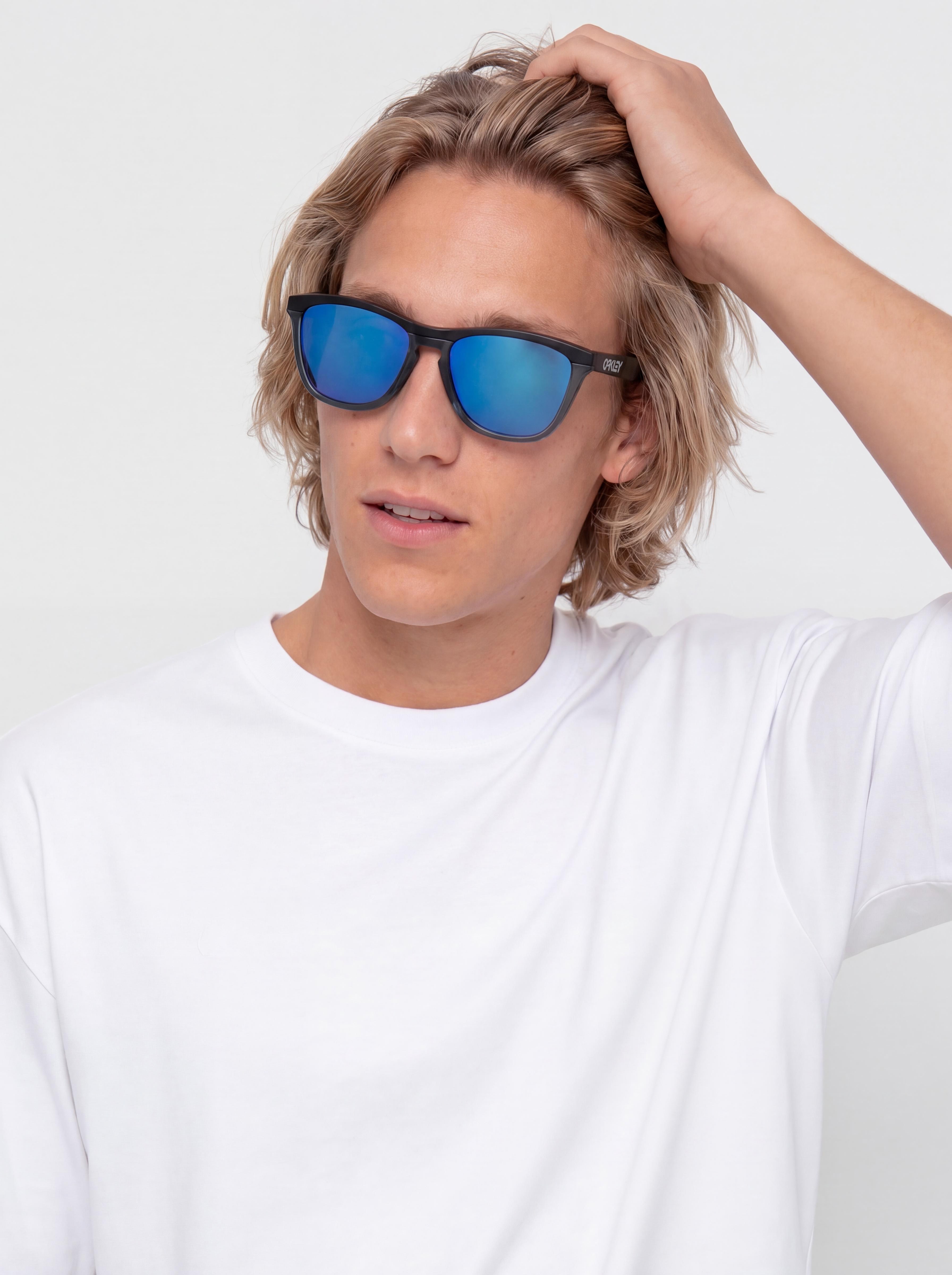 Ochelari de soare Oakley Frogskins Range (matte black/prizm sapphire)