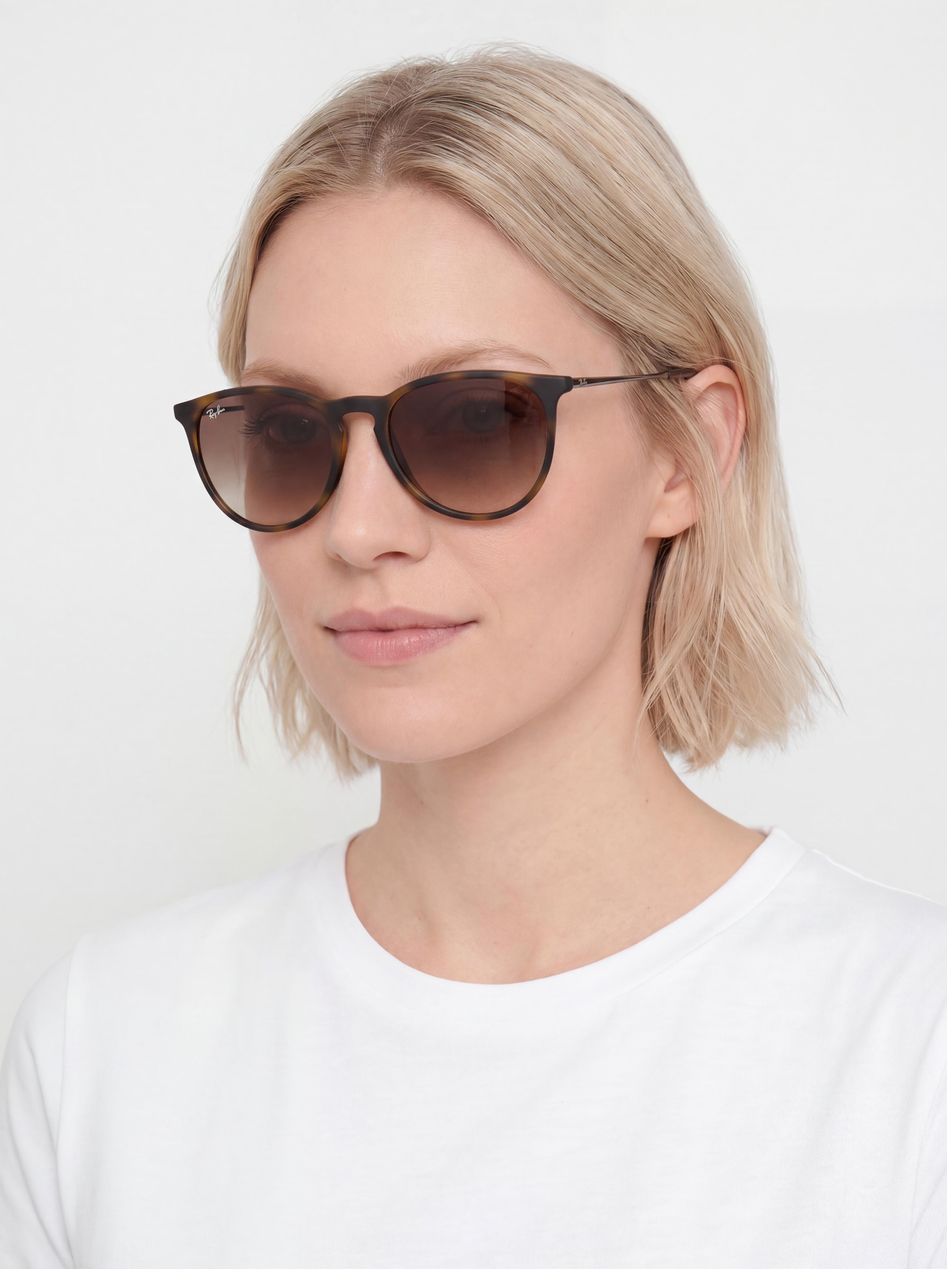 Ochelari de soare Ray-Ban Erika Classic (matowy havana/brązowy)