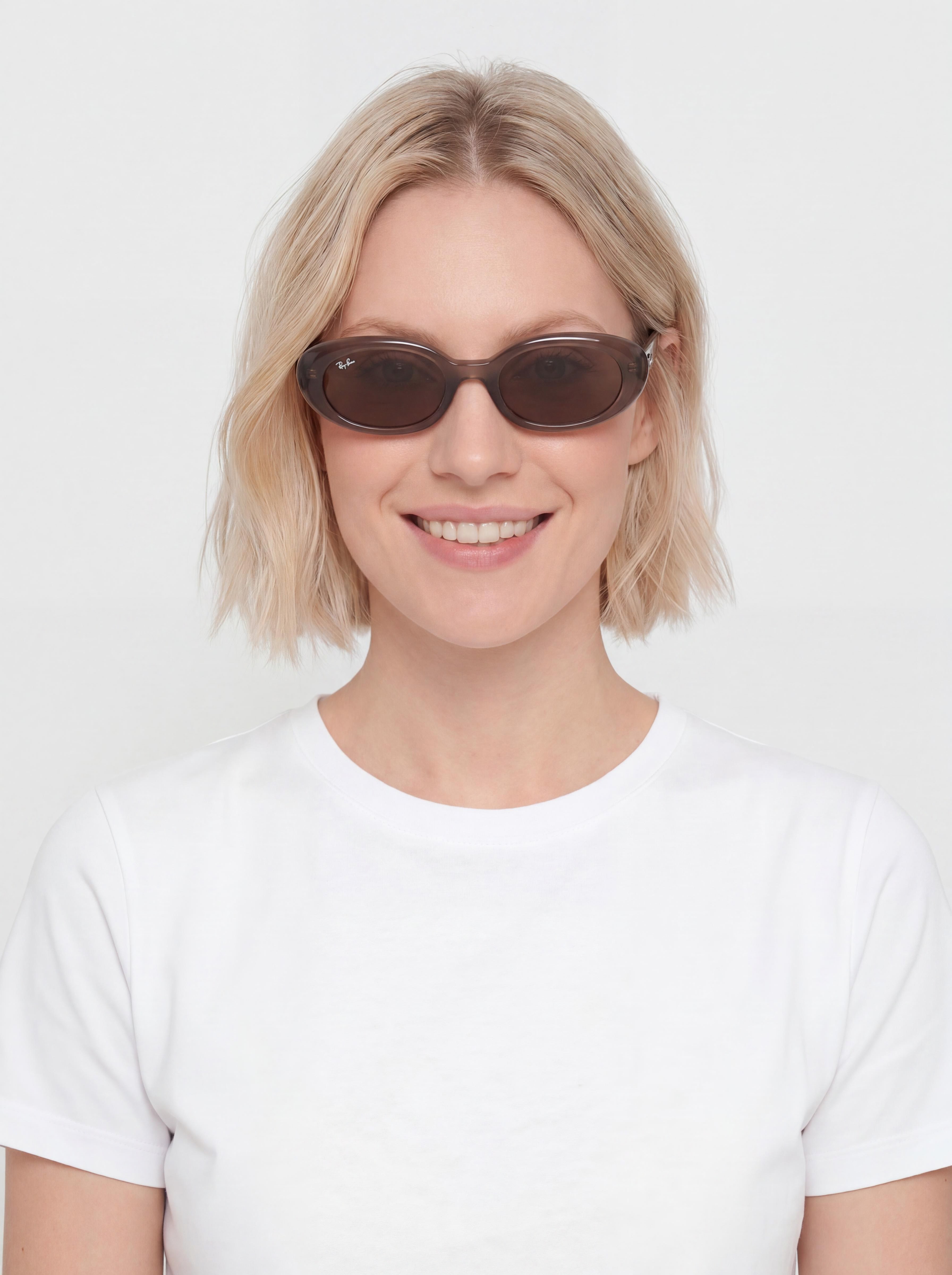 Ochelari de soare Ray-Ban Rb4441D (matowy opalizujący brązowy/ciemnobrązowy)