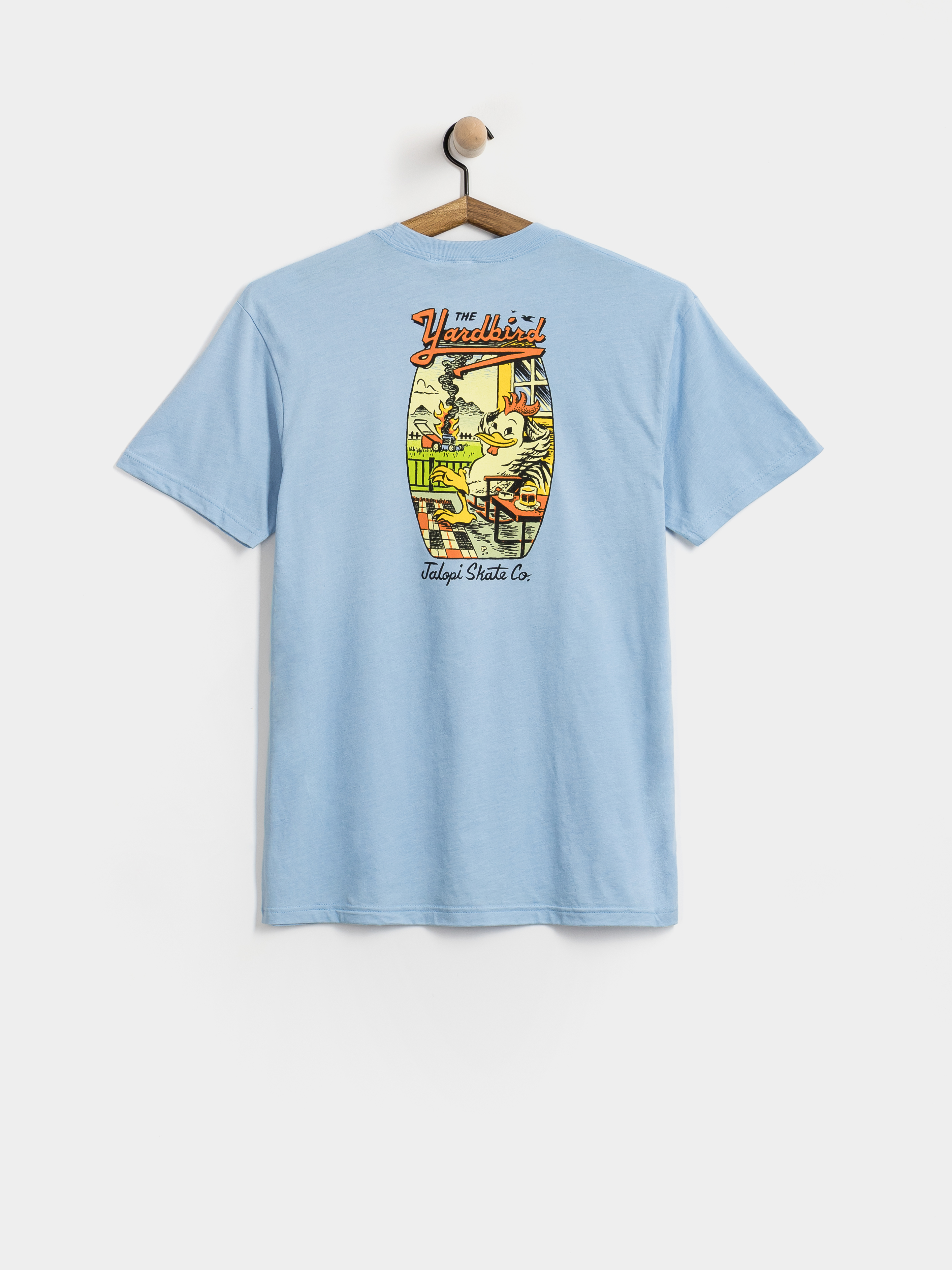 Tricou Antihero Jalopi Yardbird (heather light blue)