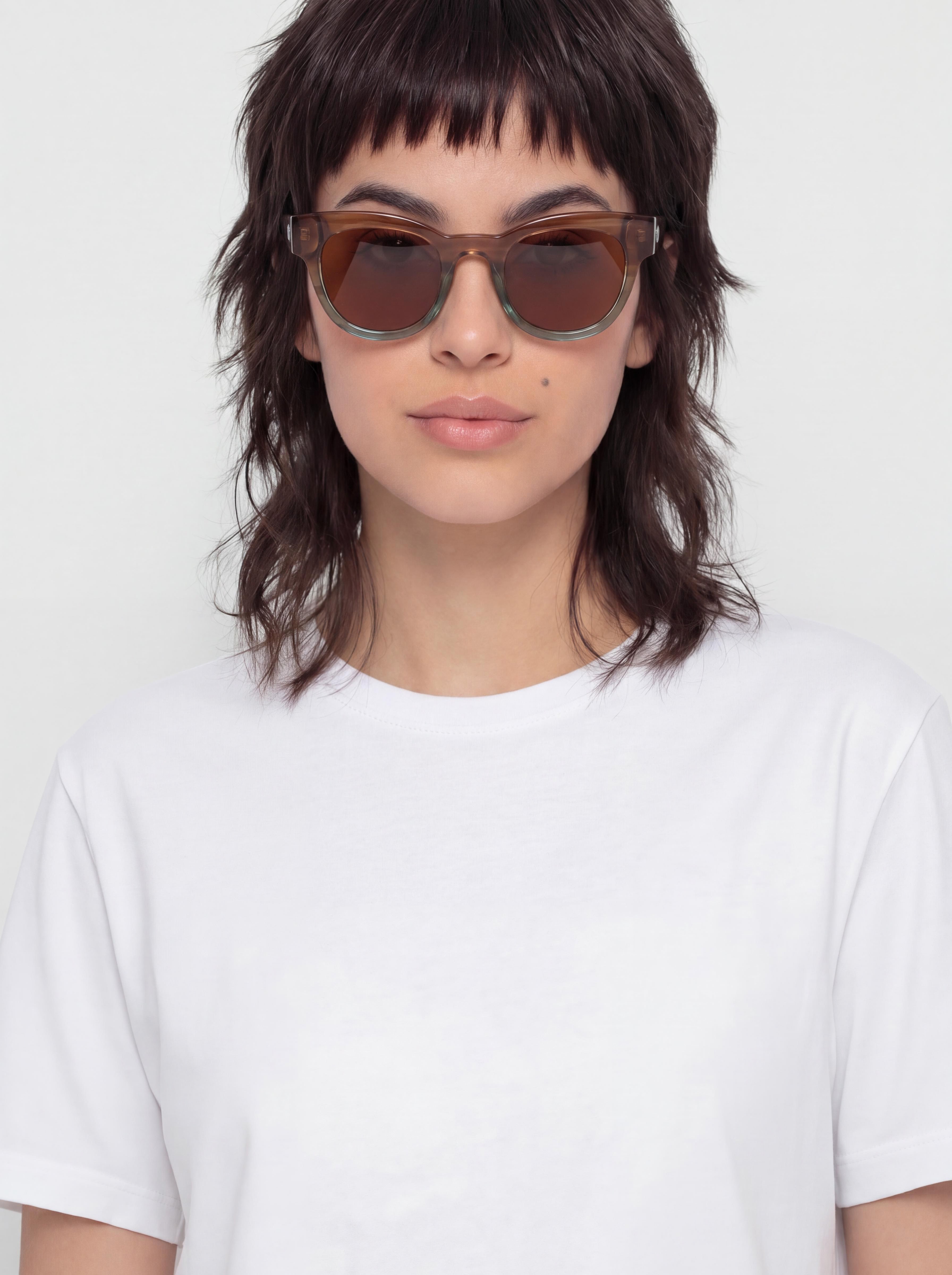 Ochelari de soare Dragon Jett Wmn (brown teal gradient/lumalens rose copper ion)