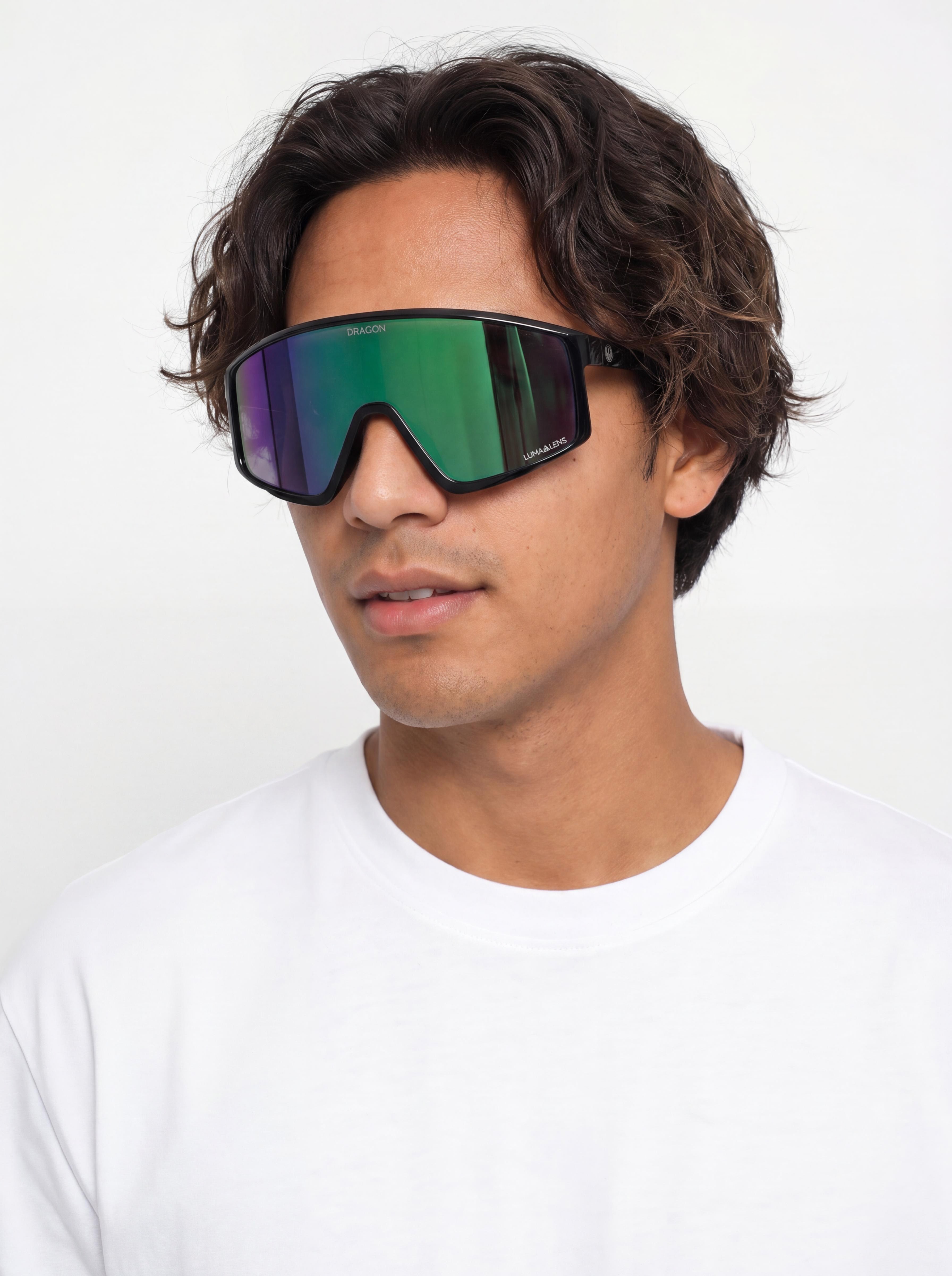 Ochelari de soare Dragon Amped (black/multi/lumalens green ion)