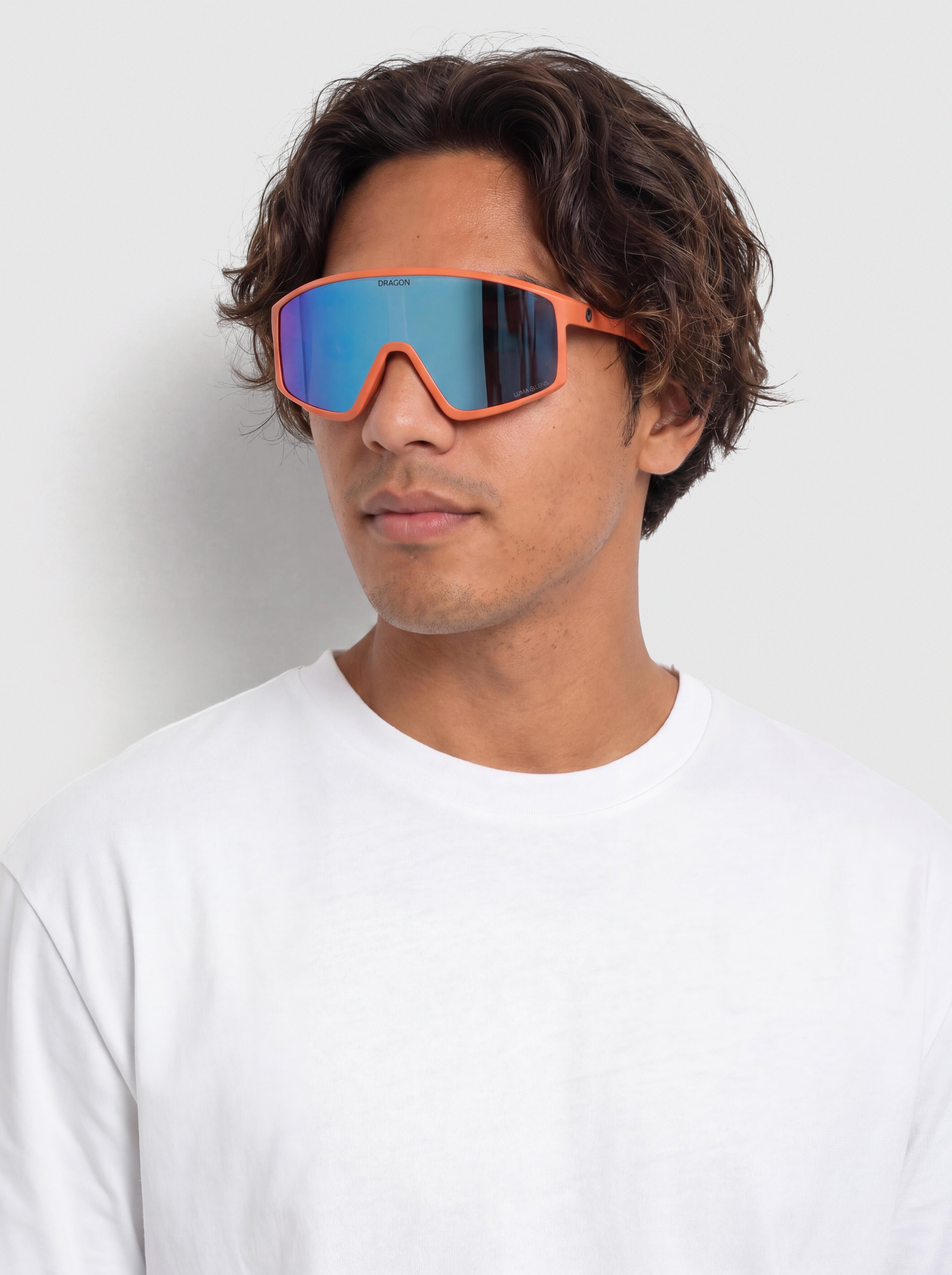 Ochelari de soare Dragon Amped (matte flame/lumalens blue ion)
