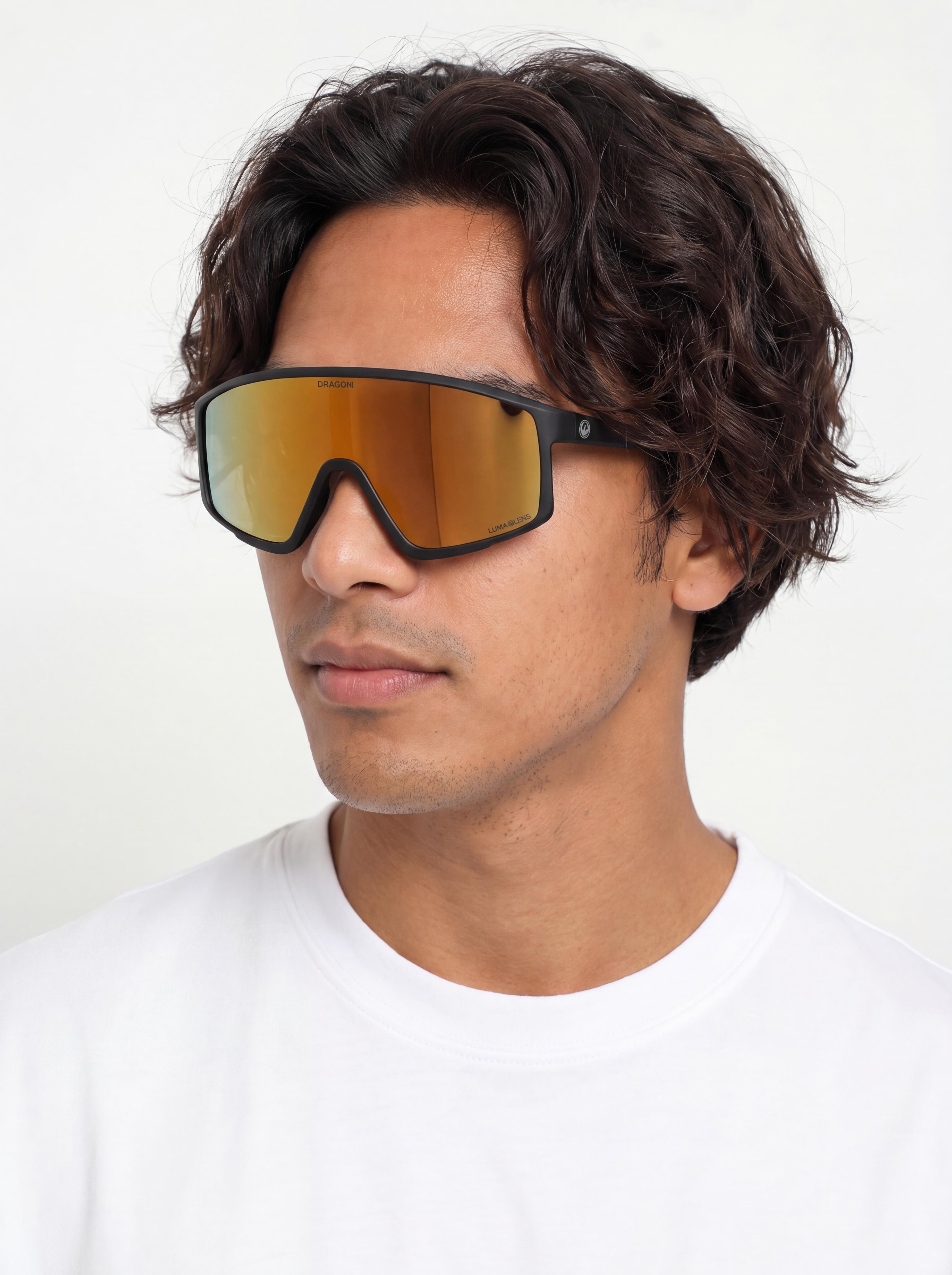 Ochelari de soare Dragon Amped (matte black/lumalens red ion)