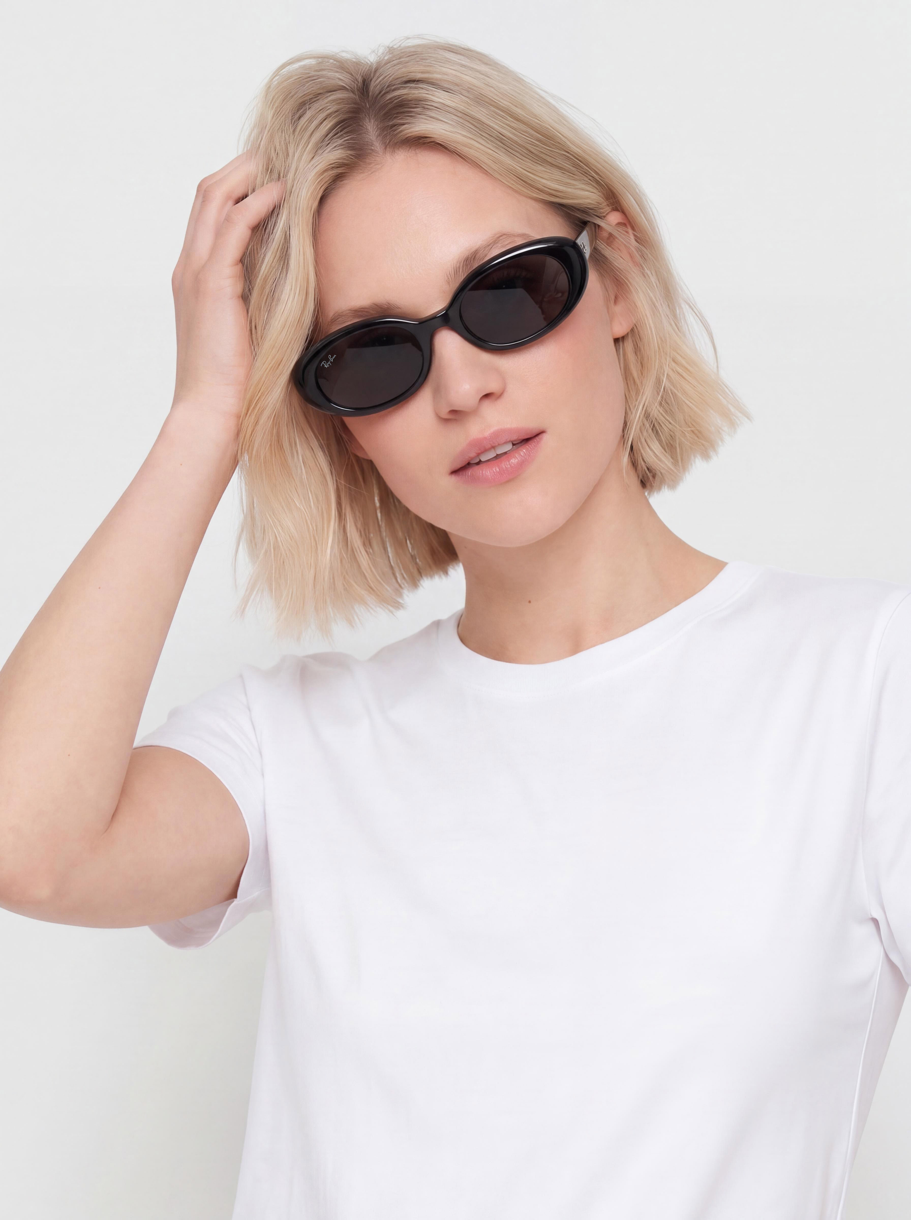 Ochelari de soare Ray-Ban Rb4441D (polerowany czarny/ciemnoszary)