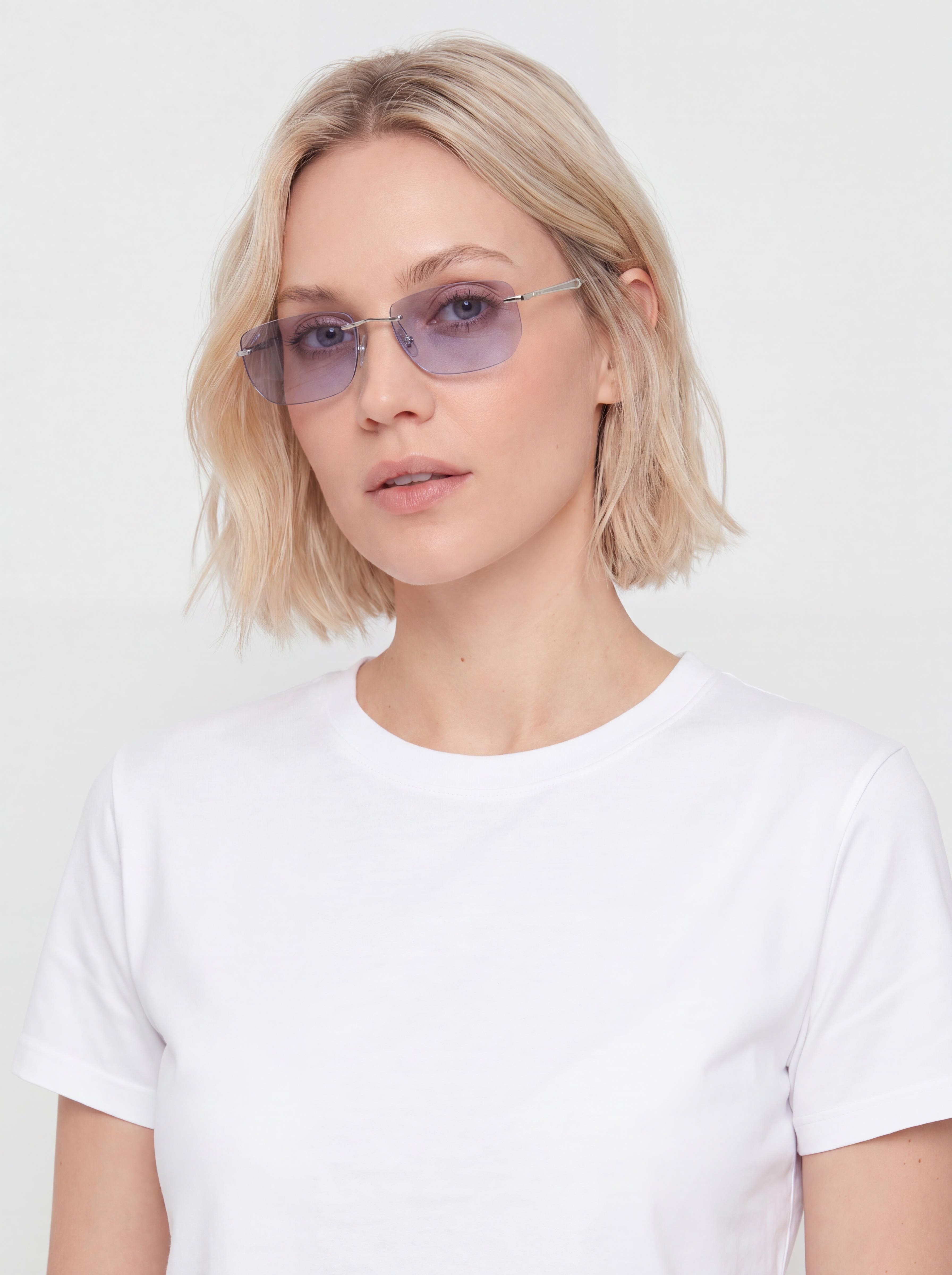 Ochelari de soare Ray-Ban Rb3768 Transitions Color Touch (polerowany srebrny/ametyst transitions)