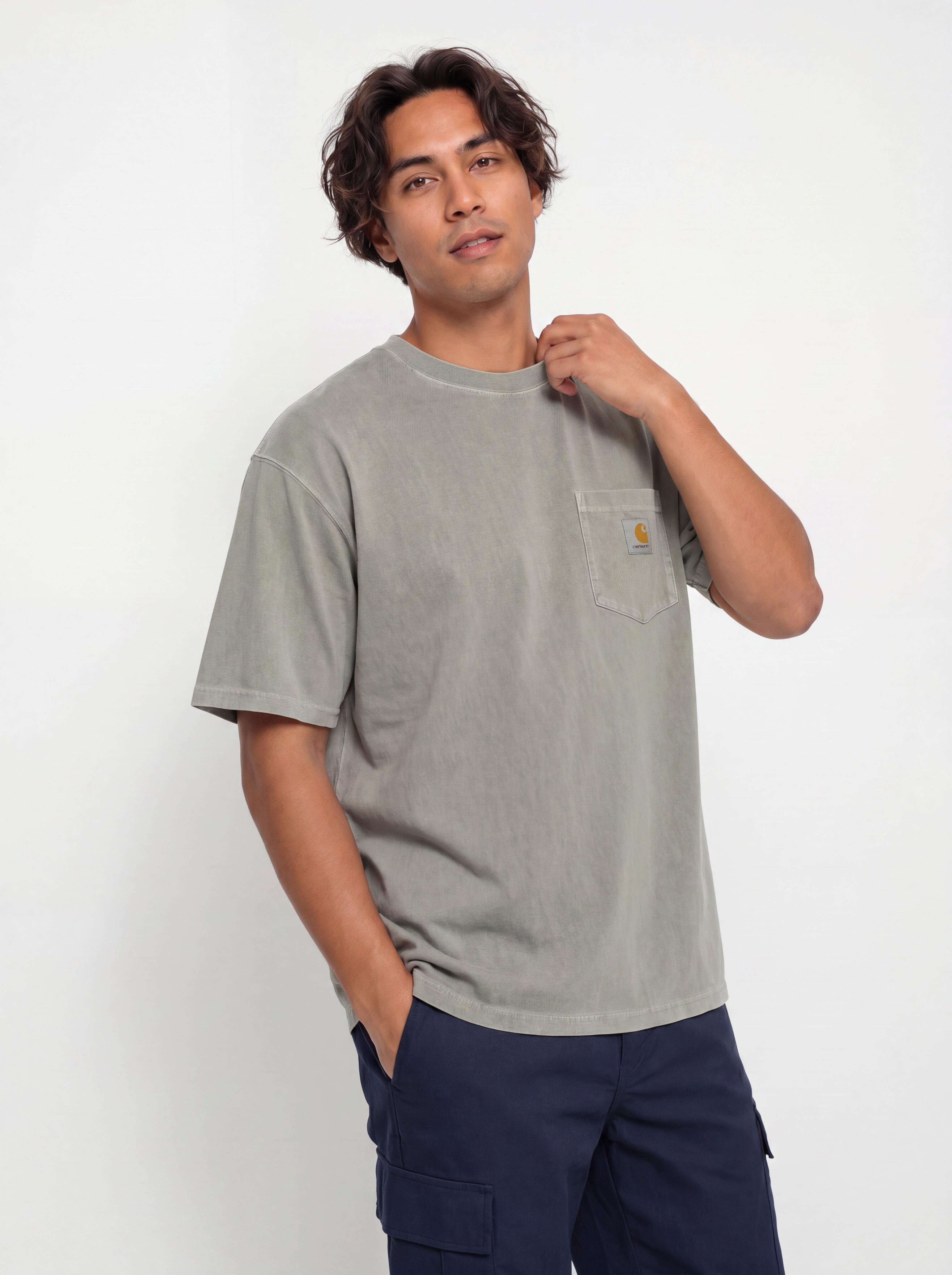 Tricou Carhartt WIP Loose Pocket (shady green)
