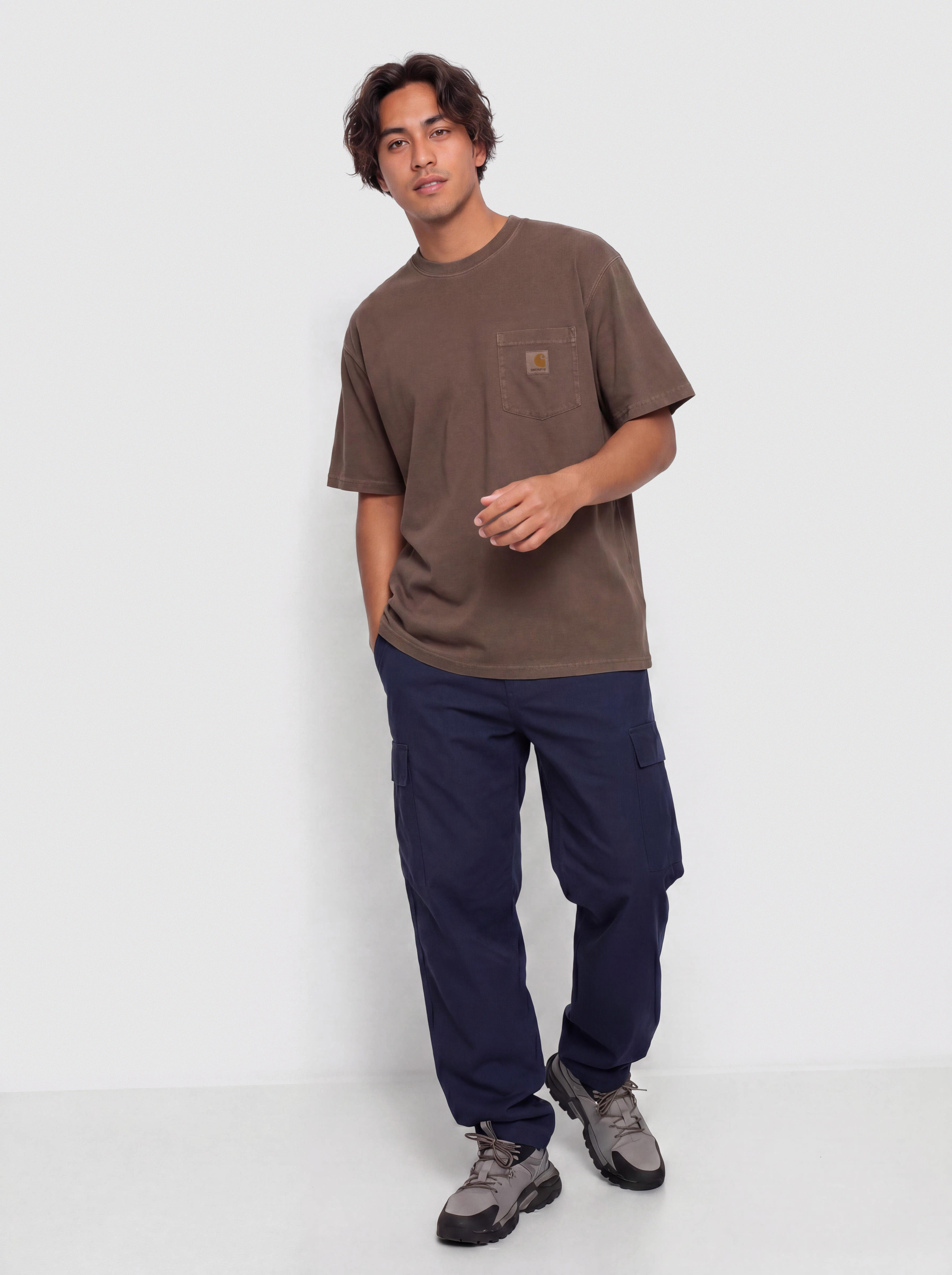Tricou Carhartt WIP Loose Pocket (tobacco)