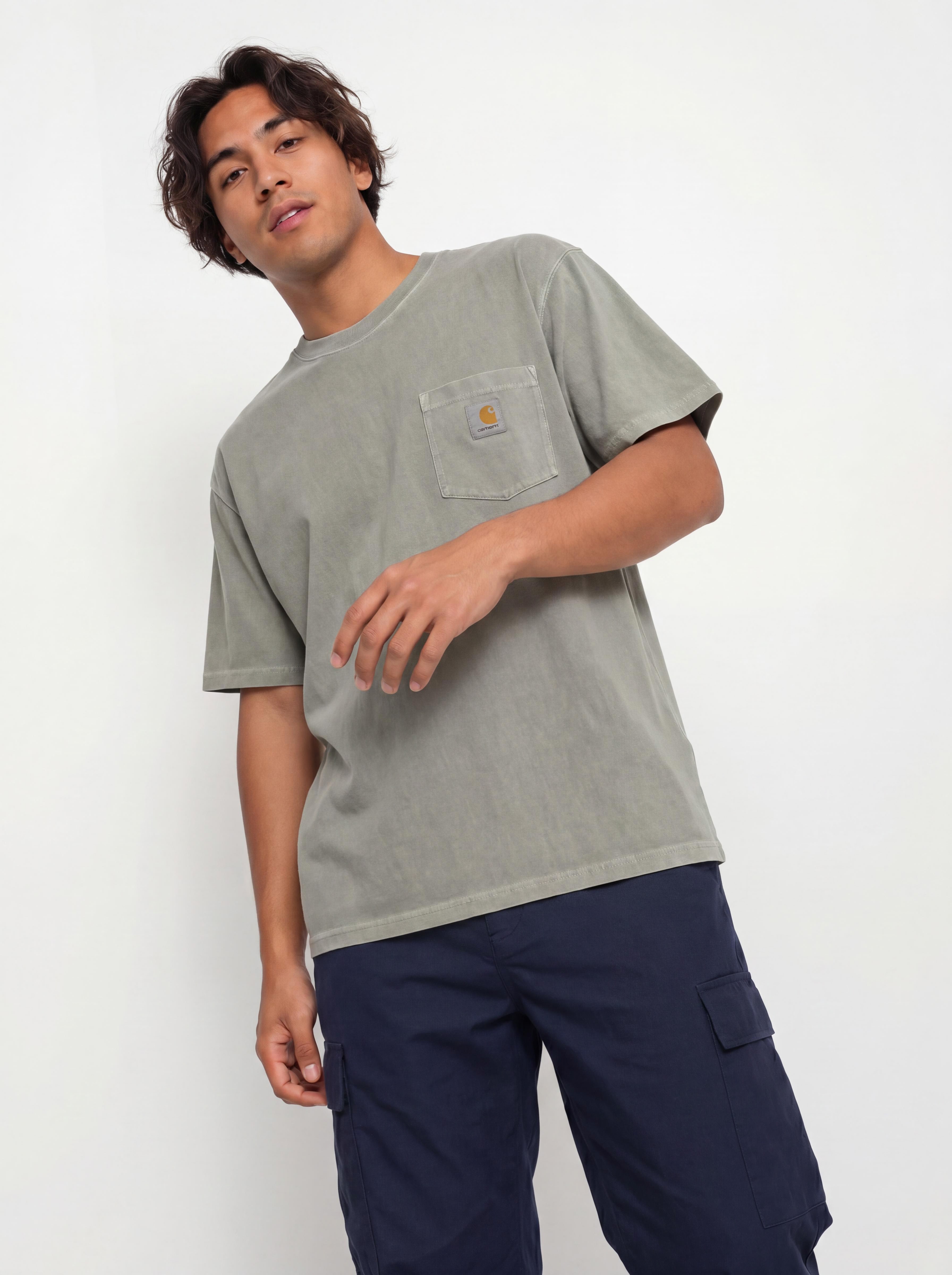 Tricou Carhartt WIP Loose Pocket (shady green)