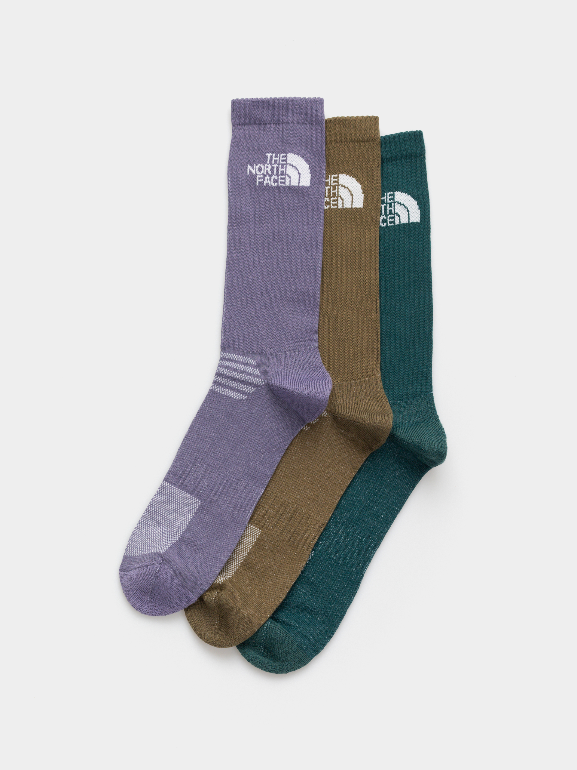 Șosete The North Face Multi Sport Cush Crew 3P (grounded plum/caraway s)