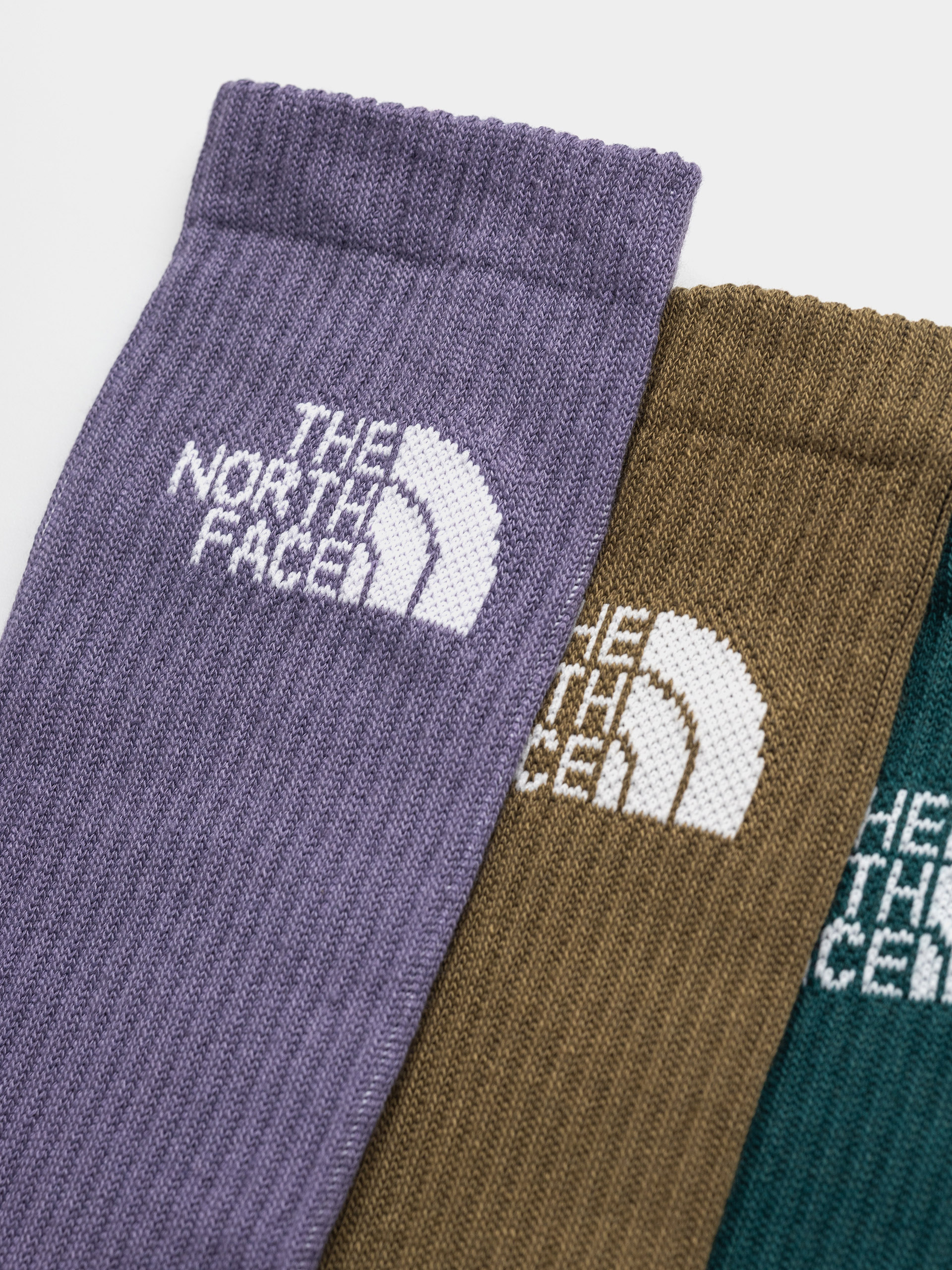 Șosete The North Face Multi Sport Cush Crew 3P (grounded plum/caraway s)
