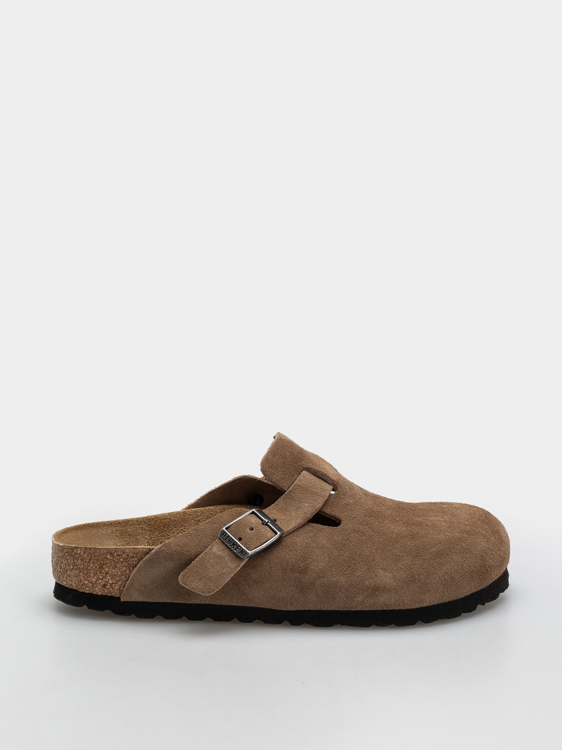 u0218lapi Birkenstock Boston Suede Leather Narrow (dark tea)